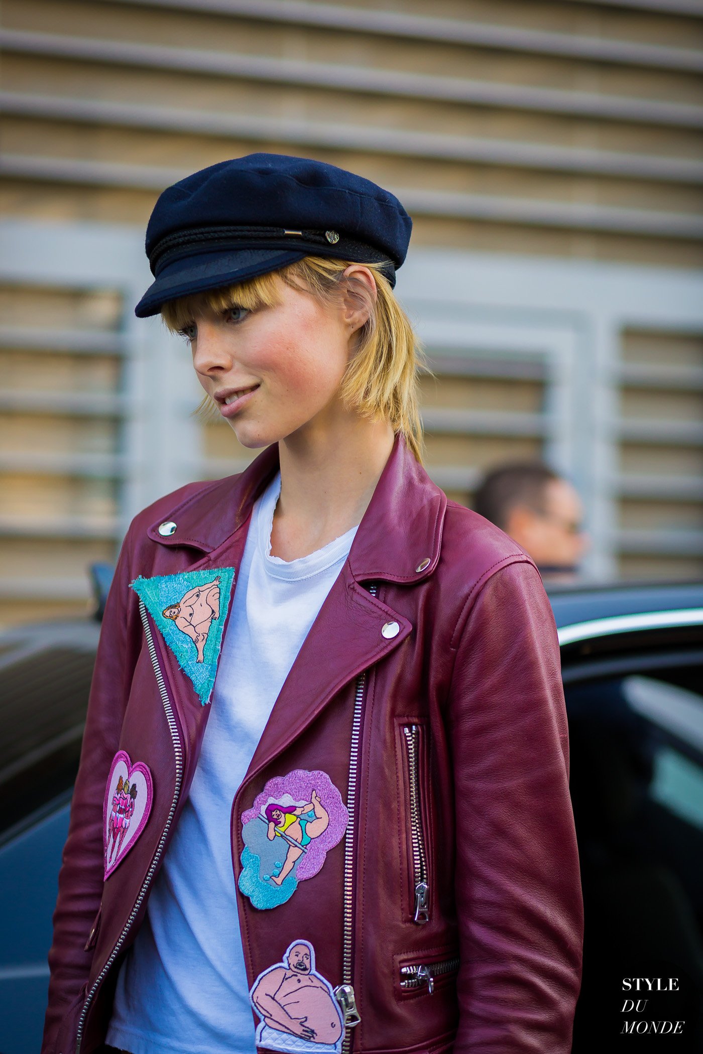 Edie Campbell Street Style Street Fashion Streetsnaps by STYLEDUMONDE Street Style Fashion Photography