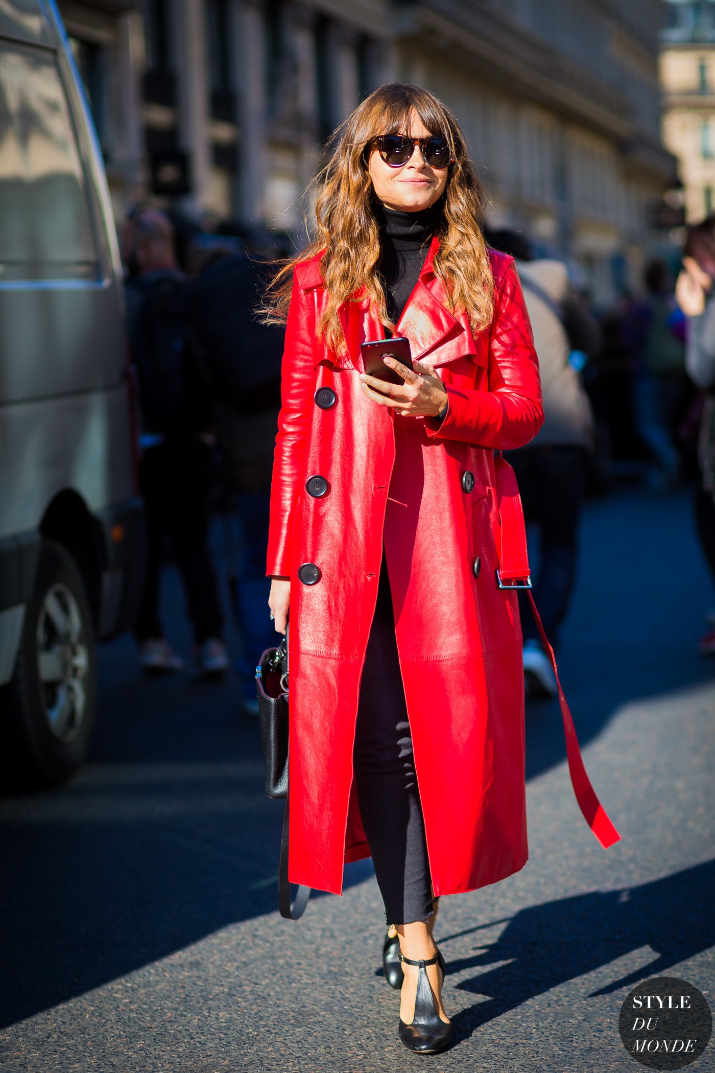 Miroslava Duma Street Style Street Fashion Streetsnaps by STYLEDUMONDE Street Style Fashion Photography