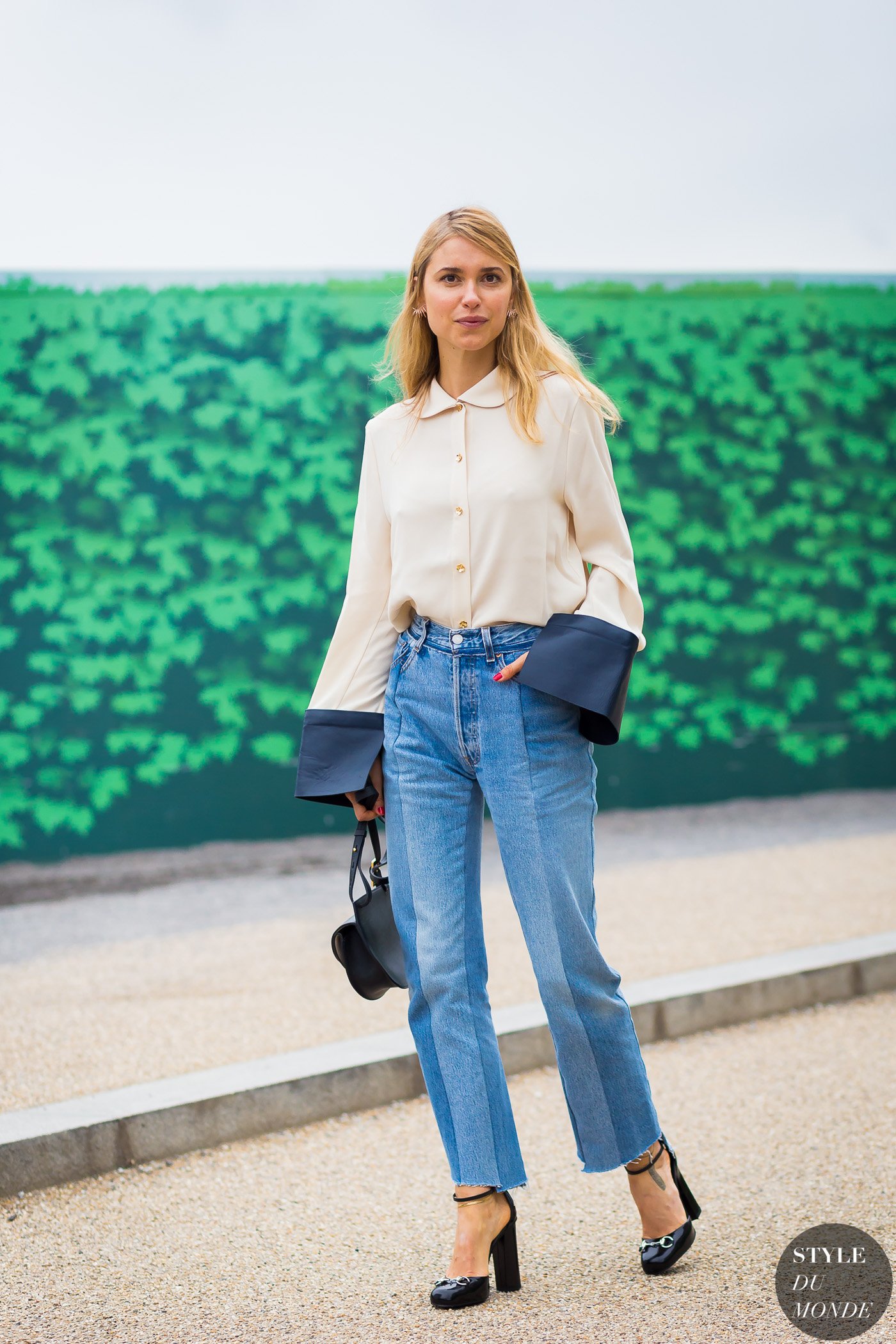 Pernille Teisbaek Street Style Street Fashion Streetsnaps by STYLEDUMONDE Street Style Fashion Photography