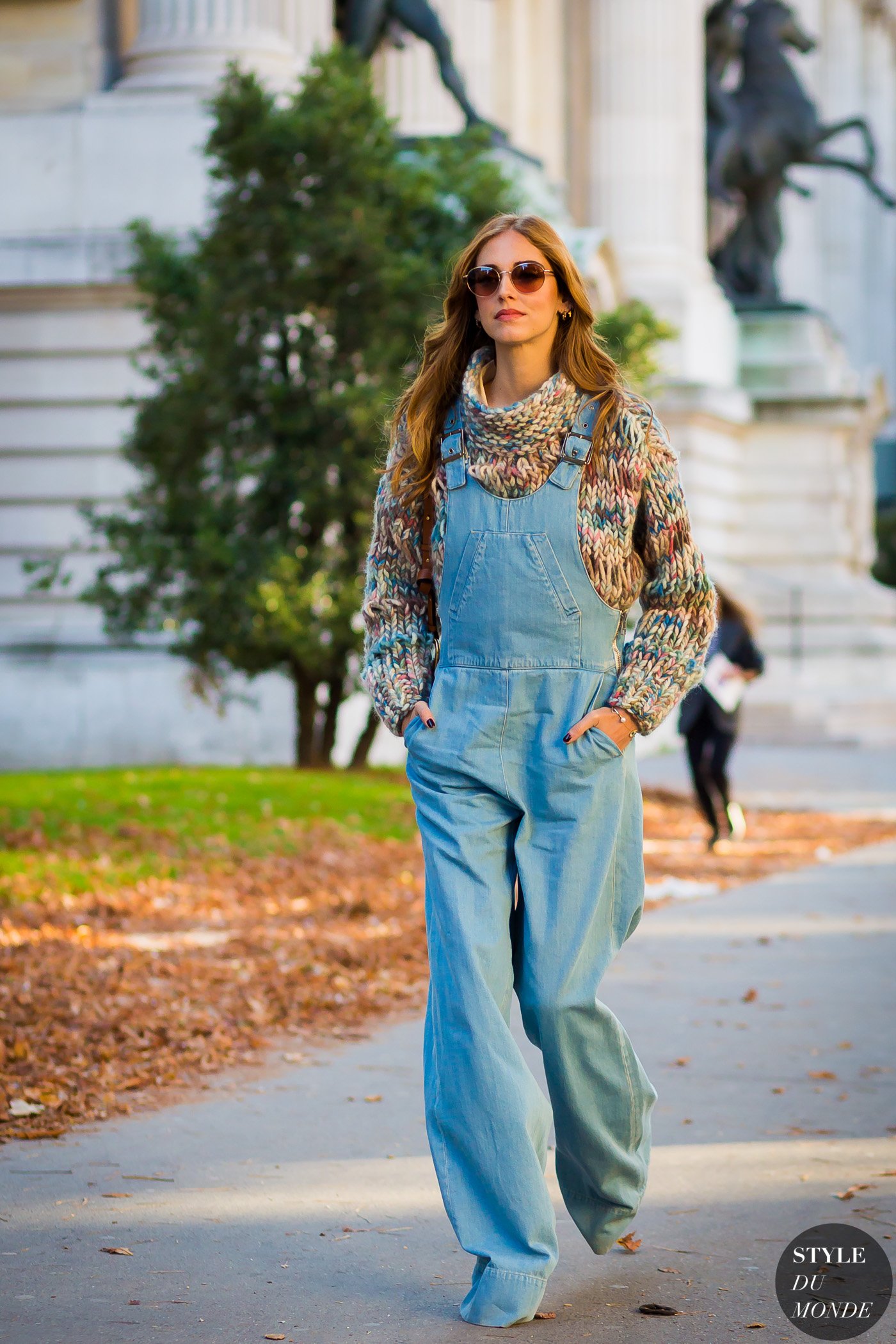 Chiara Ferragni The Blonde Salad Street Style Street Fashion Streetsnaps by STYLEDUMONDE Street Style Fashion Photography