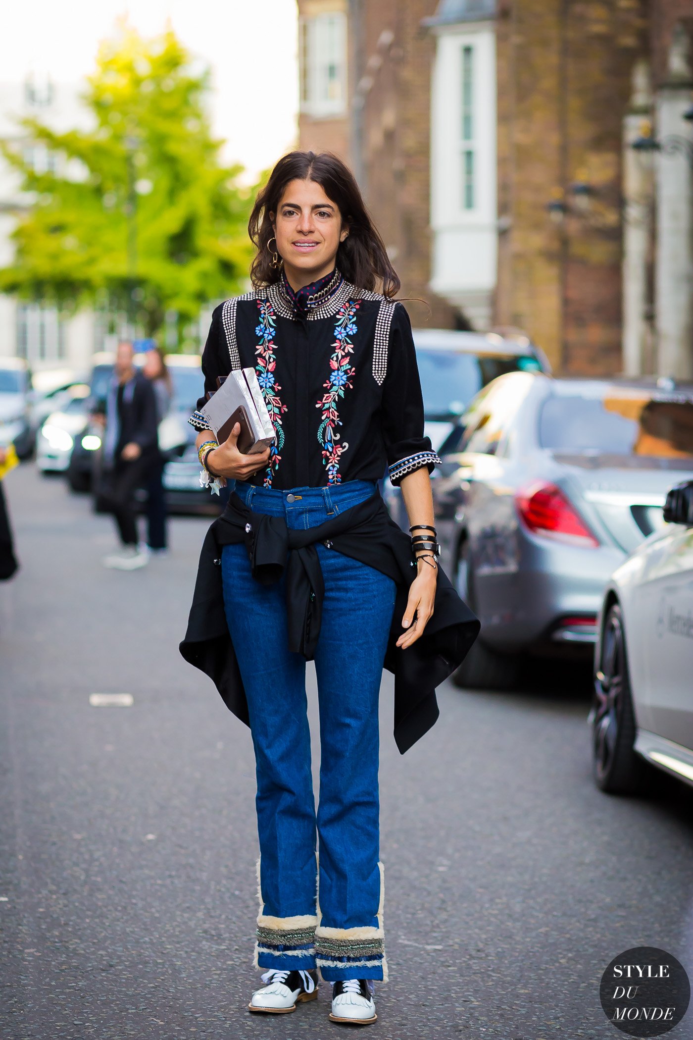 Leandra Medine Man Repeller Street Style Street Fashion Streetsnaps by STYLEDUMONDE Street Style Fashion Photography