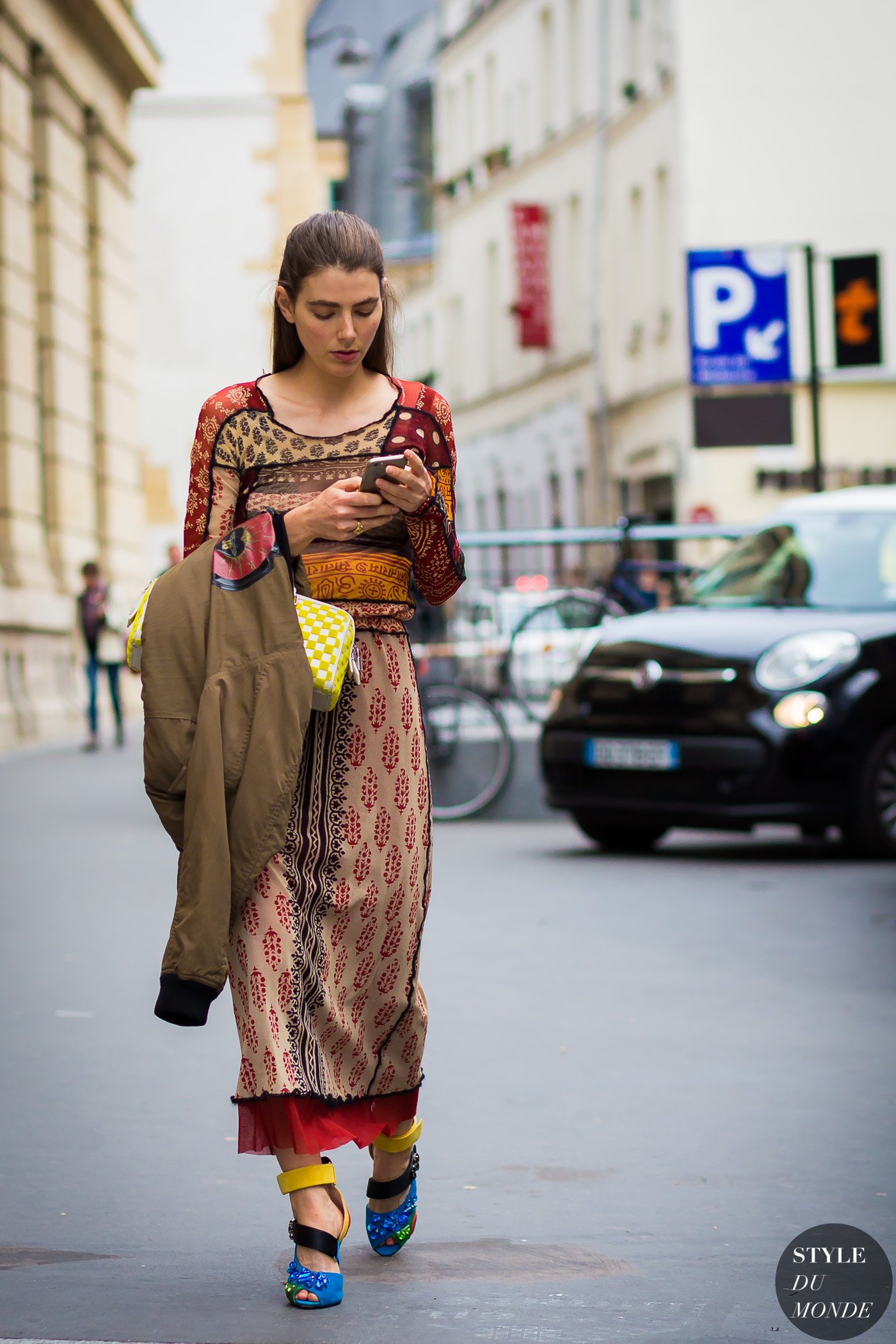 Ursina Gysi Street Style Street Fashion Streetsnaps by STYLEDUMONDE Street Style Fashion Photography