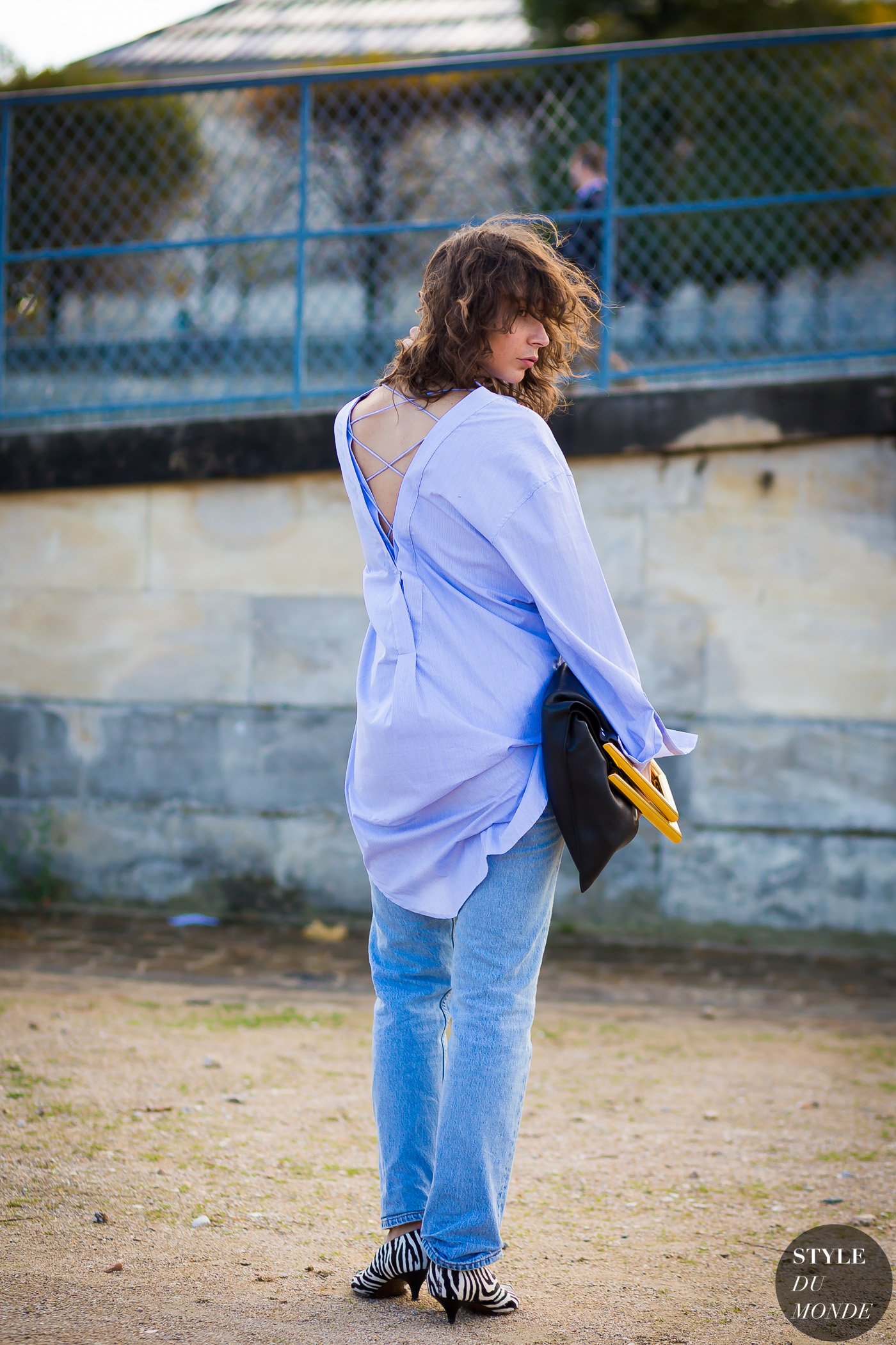 Irina Lakicevic A Portable Package Street Style Street Fashion Streetsnaps by STYLEDUMONDE Street Style Fashion Photography