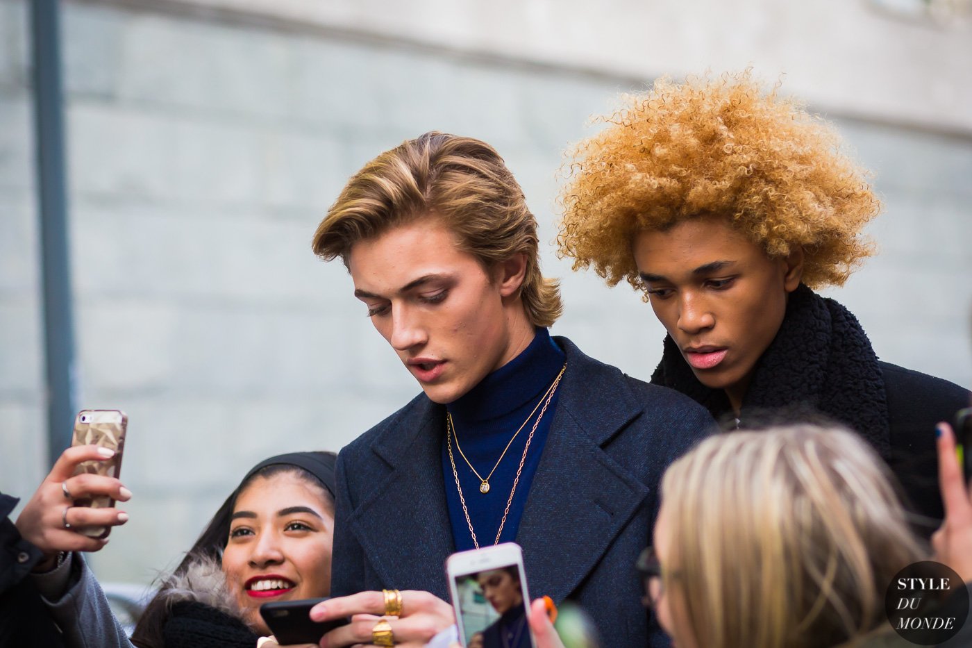 Lucky Blue Smith and Michael Lockley by STYLEDUMONDE Street Style Fashion Photography