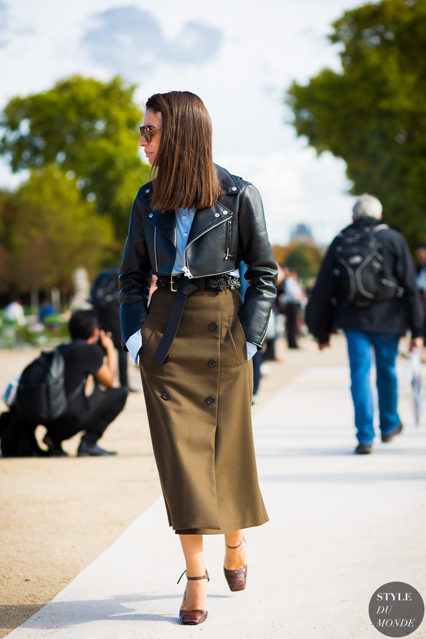 Natasha Goldenberg Street Style Street Fashion Streetsnaps by STYLEDUMONDE Street Style Fashion Photography