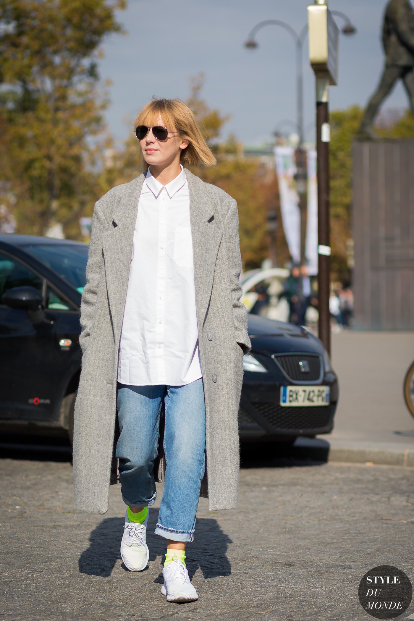 oversized shirt street style