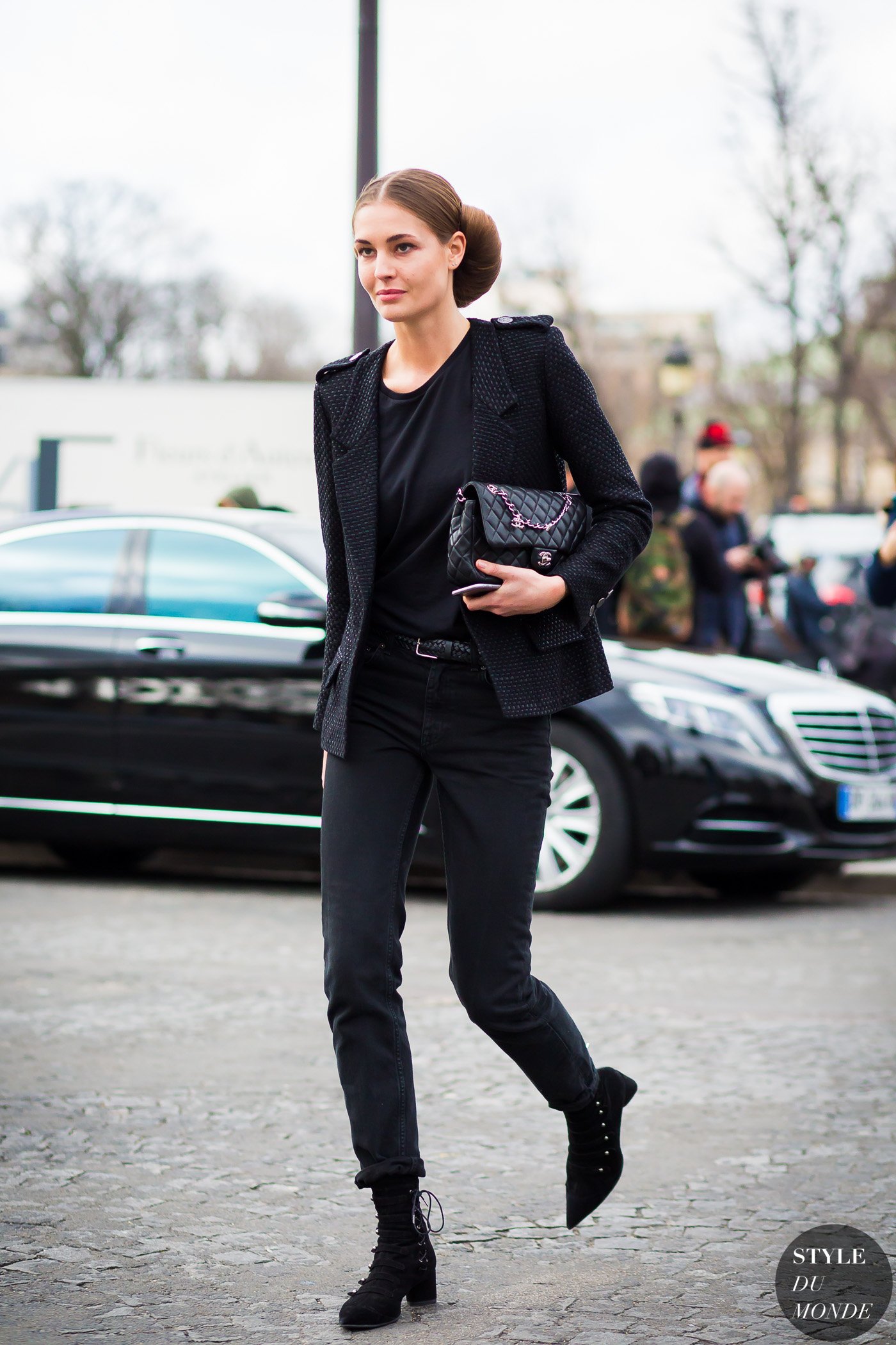 Nadja Bender Street Style Street Fashion Streetsnaps by STYLEDUMONDE Street Style Fashion Photography