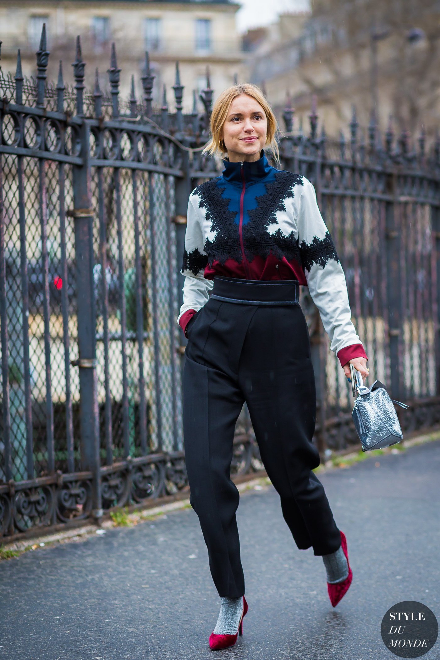 Pernille Teisbaek Street Style Street Fashion Streetsnaps by STYLEDUMONDE Street Style Fashion Photography