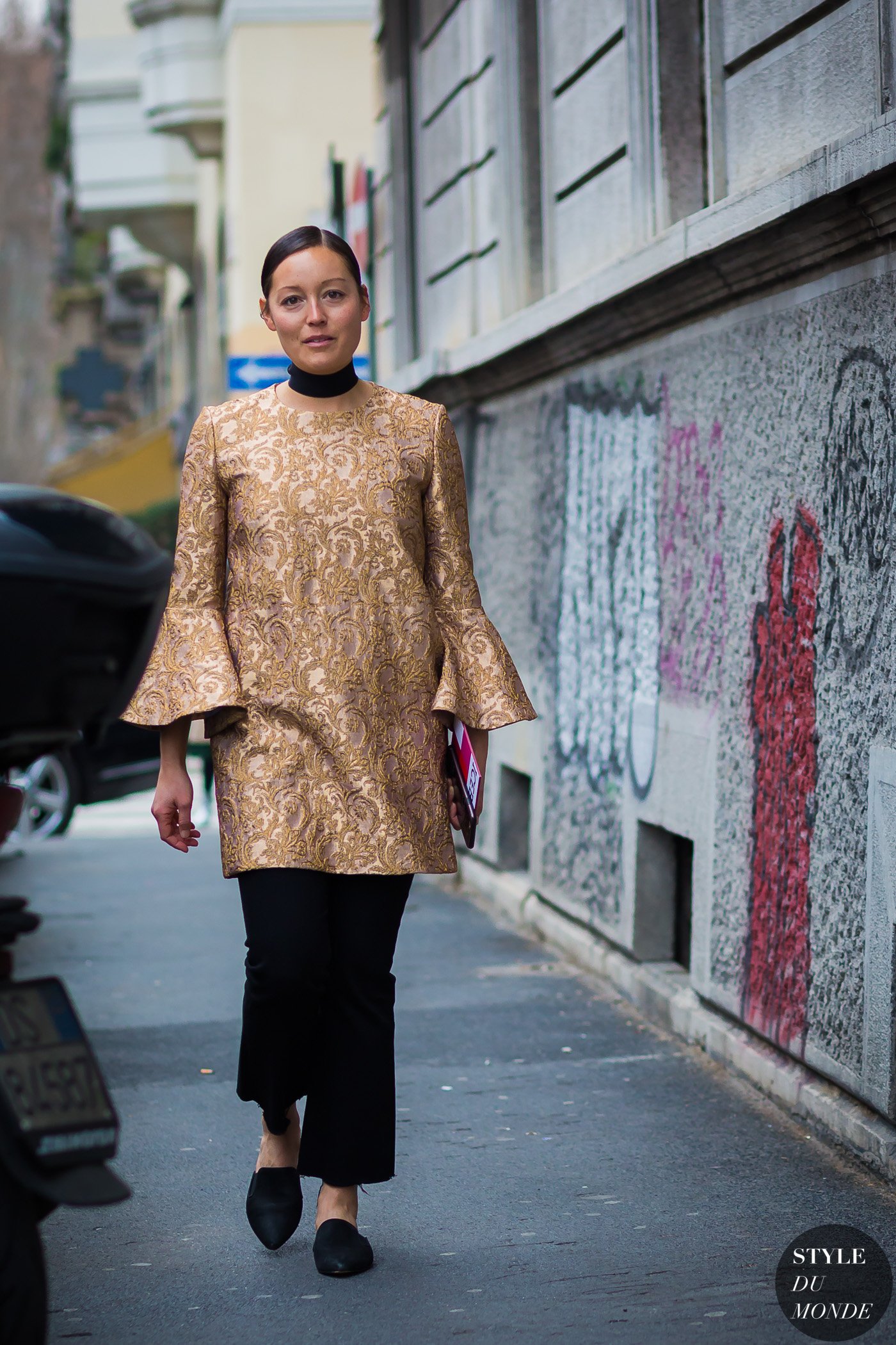 Rachael Wang Street Style Street Fashion Streetsnaps by STYLEDUMONDE Street Style Fashion Photography