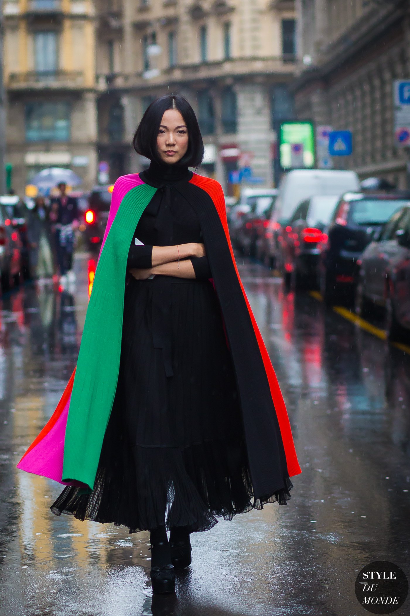 Yoyo Cao Street Style Street Fashion Streetsnaps by STYLEDUMONDE Street Style Fashion Photography