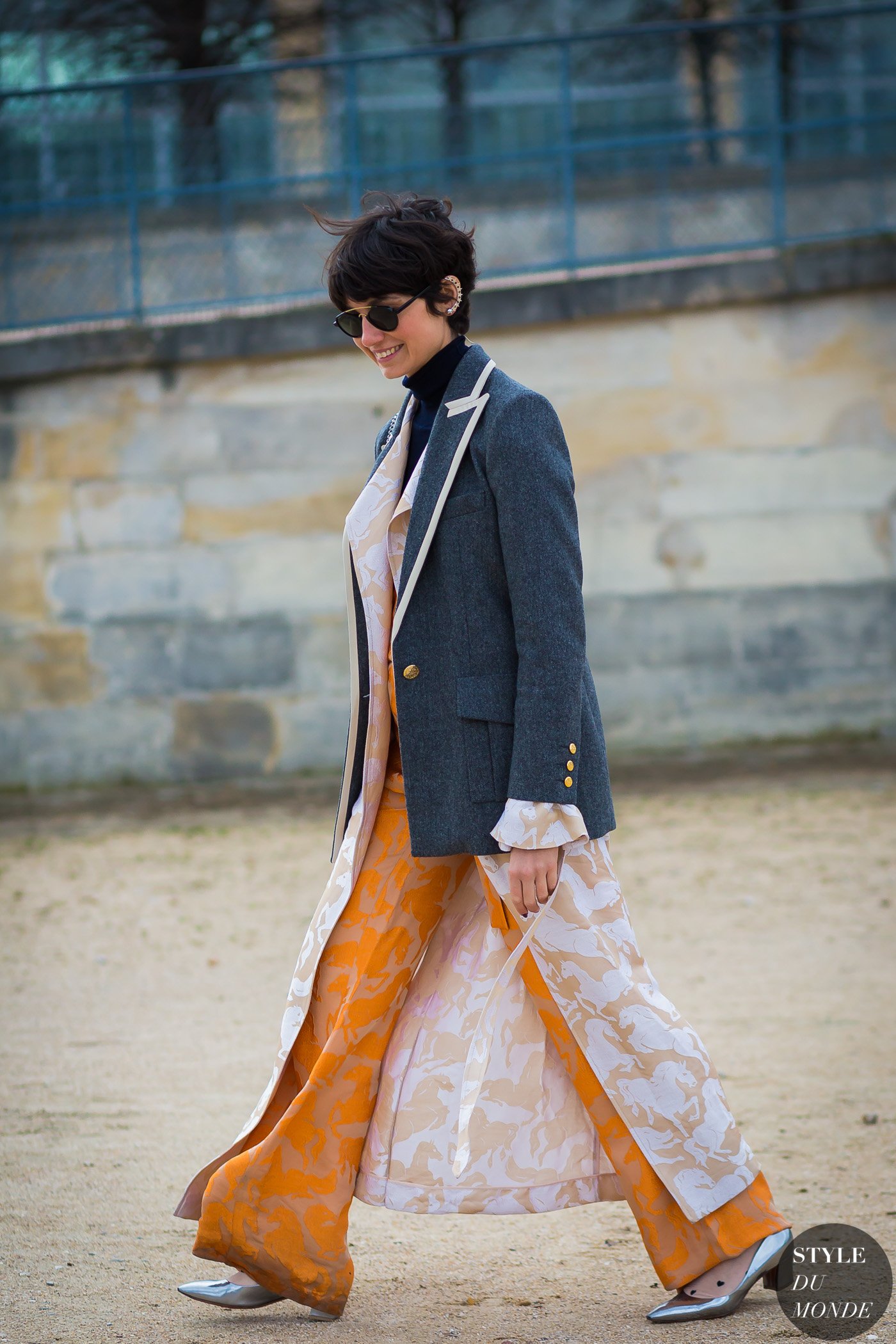 Eva Geraldine Fontanelli Street Style Street Fashion Streetsnaps by STYLEDUMONDE Street Style Fashion Photography