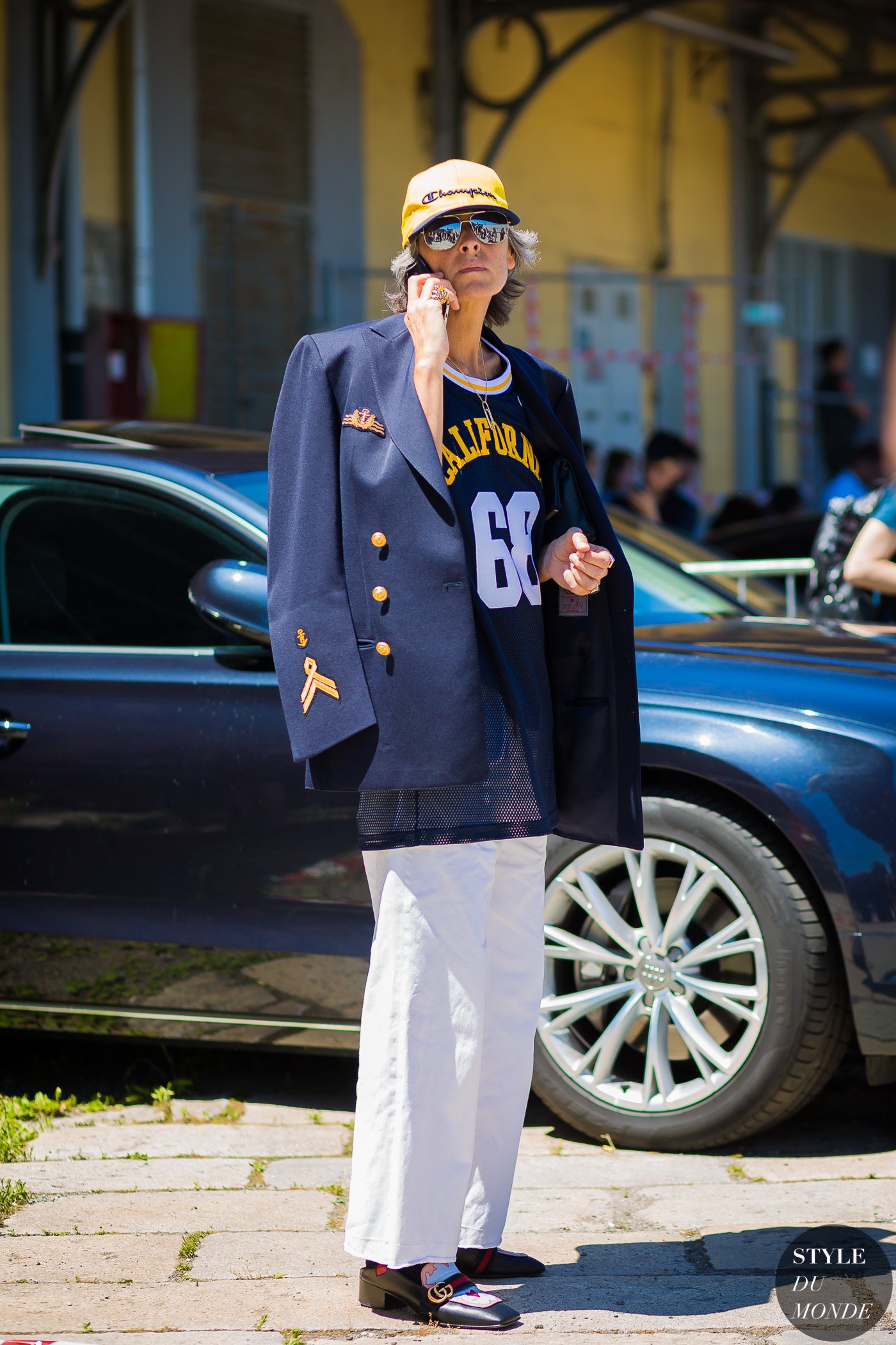 Ana Gimeno Brugada Street Style Street Fashion Streetsnaps by STYLEDUMONDE Street Style Fashion Photography