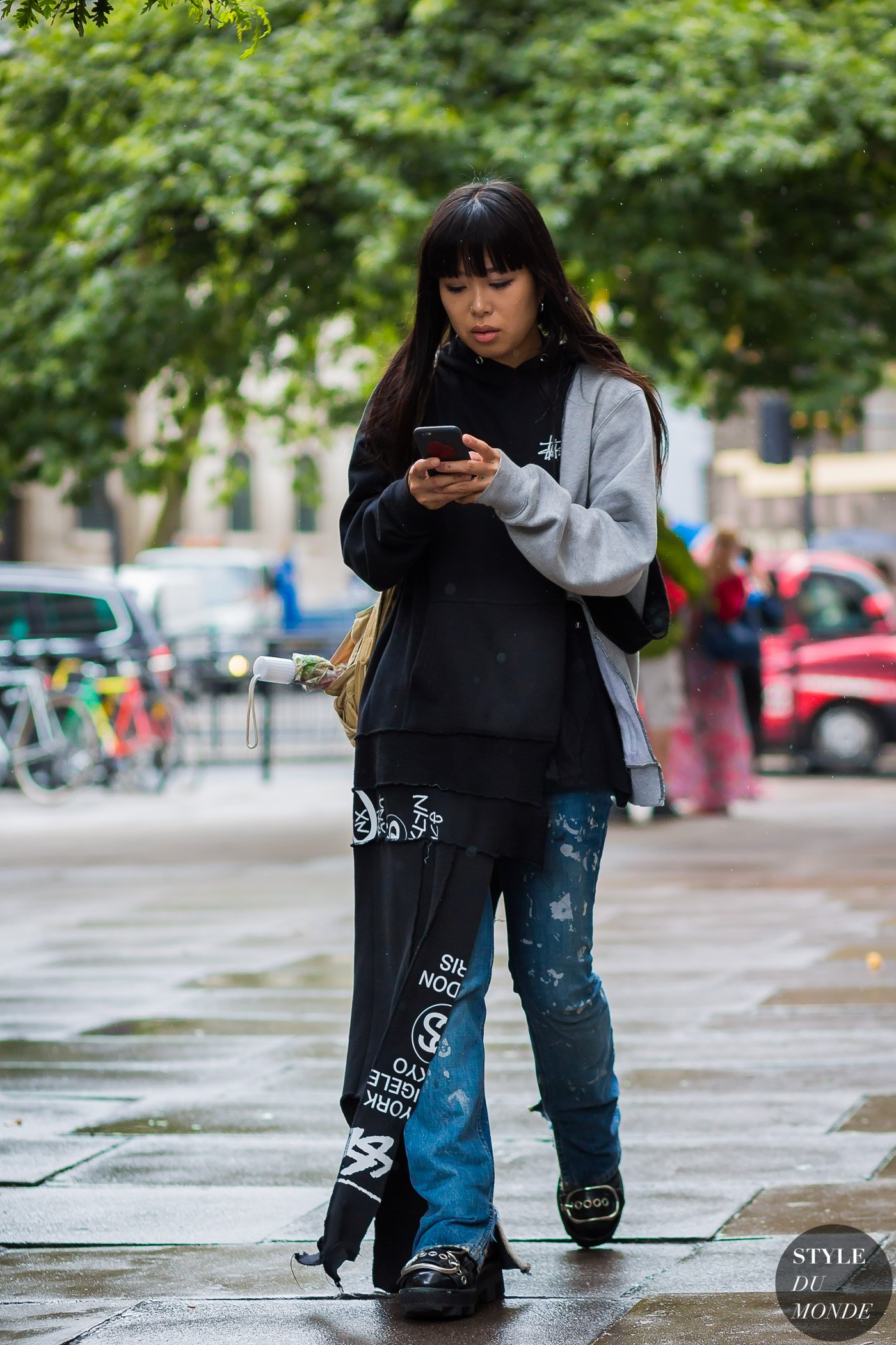 Before Kiko Kostadinov Street Style Street Fashion Streetsnaps by STYLEDUMONDE Street Style Fashion Photography