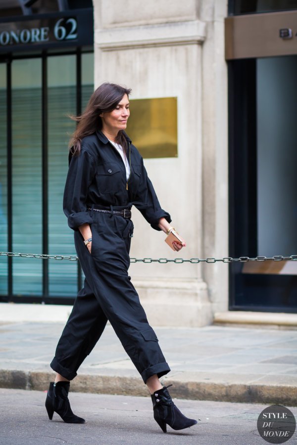 Emmanuelle Alt Street Style Street Fashion Streetsnaps by STYLEDUMONDE Street Style Fashion Photography