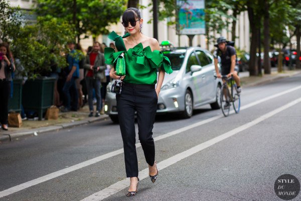 Leaf Greener Street Style Street Fashion Streetsnaps by STYLEDUMONDE Street Style Fashion Photography