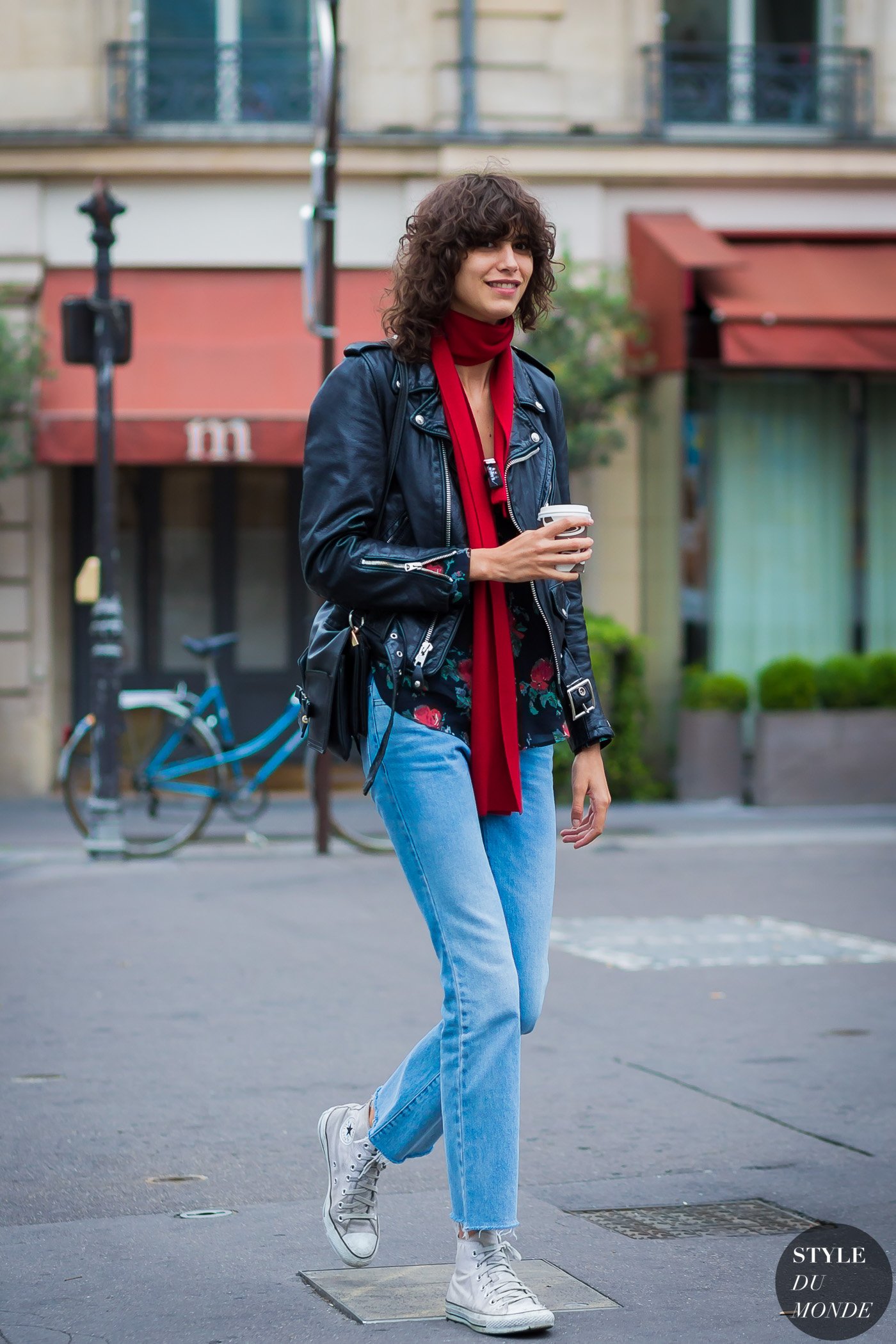 Mica Arganaraz Street Style Street Fashion Streetsnaps by STYLEDUMONDE Street Style Fashion Photography