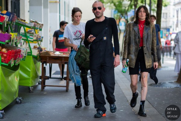 Pierre-Ange Carlotti Maud Escudier Clara Deshayes Street Style Street Fashion Streetsnaps by STYLEDUMONDE Street Style Fashion Photography