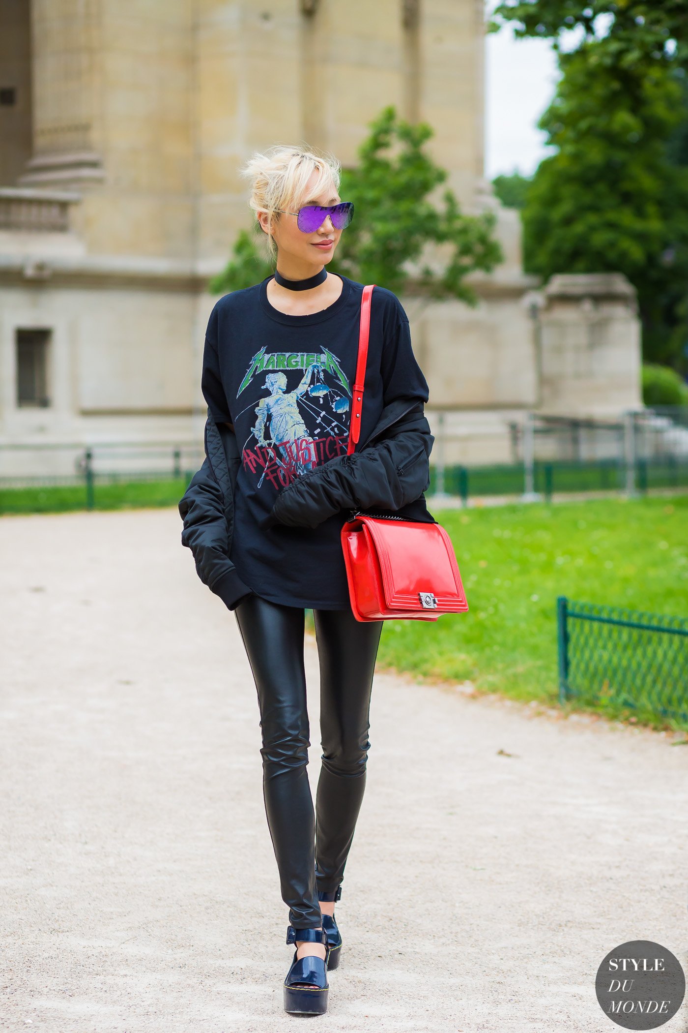 Soo Joo Park Street Style Street Fashion Streetsnaps by STYLEDUMONDE Street Style Fashion Photography