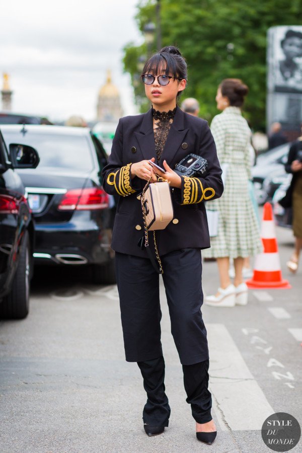 Margaret Zhang Street Style Street Fashion Streetsnaps by STYLEDUMONDE Street Style Fashion Photography