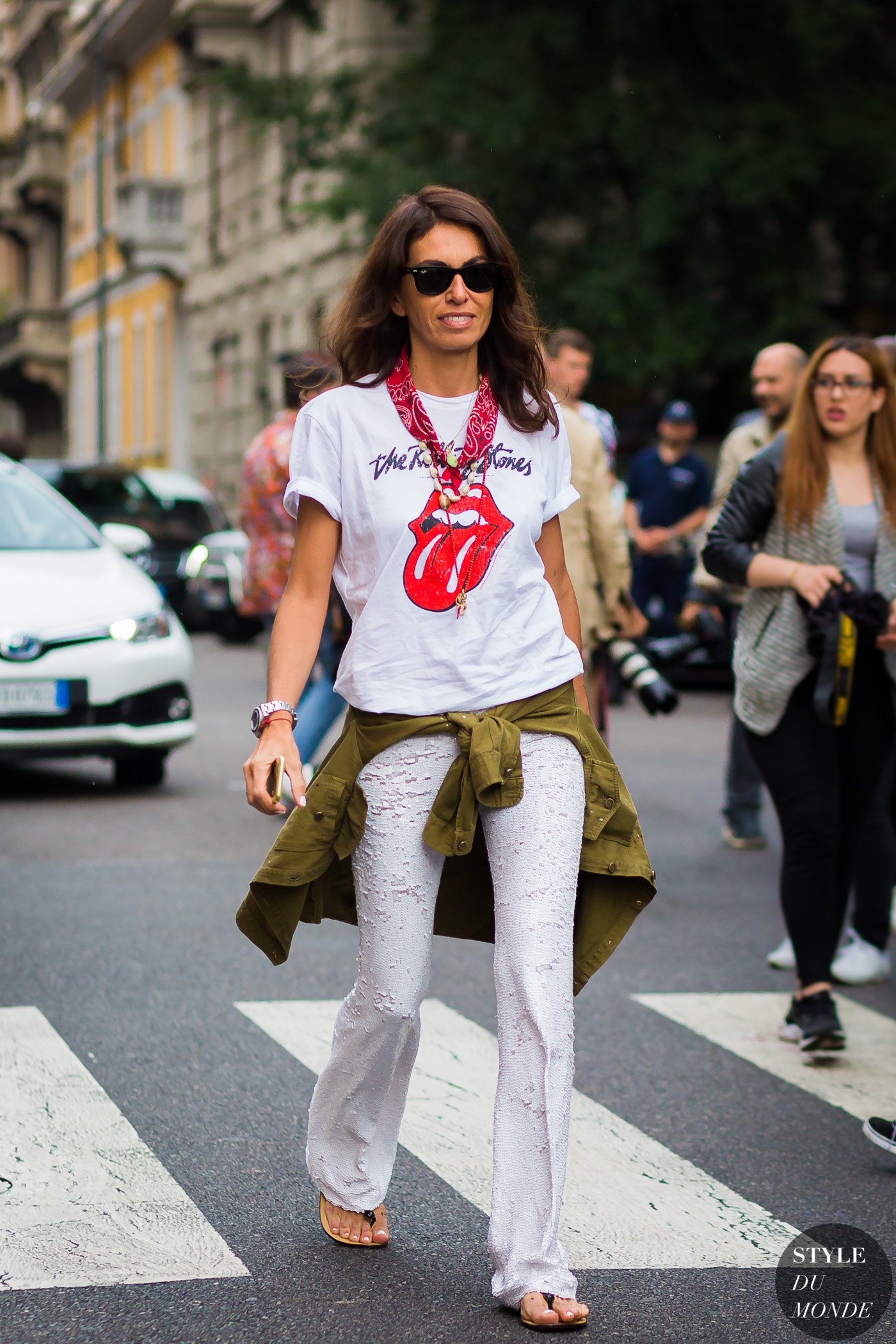 Viviana Volpicella Street Style Street Fashion Streetsnaps by STYLEDUMONDE Street Style Fashion Photography