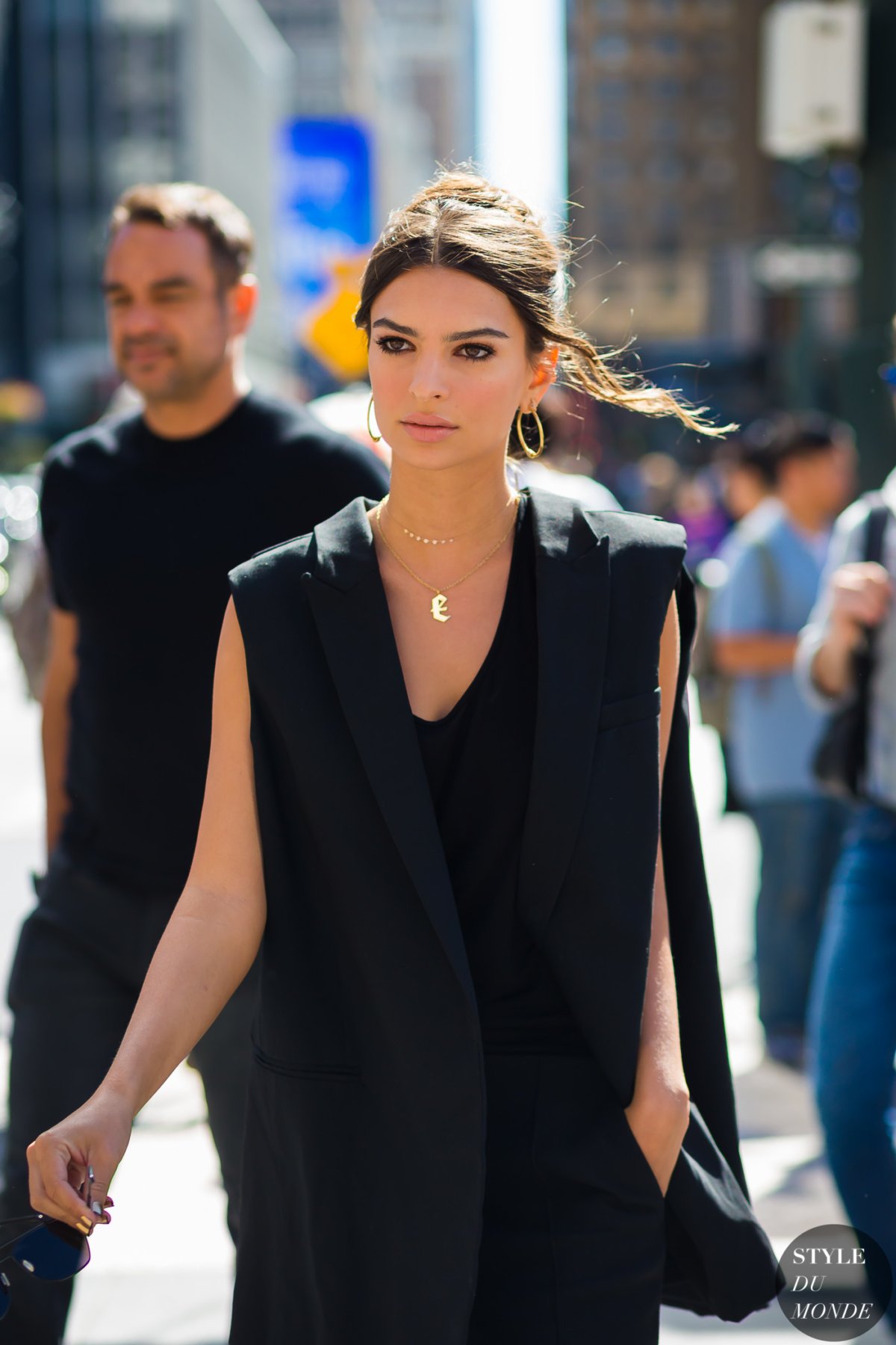 emily in paris black dress