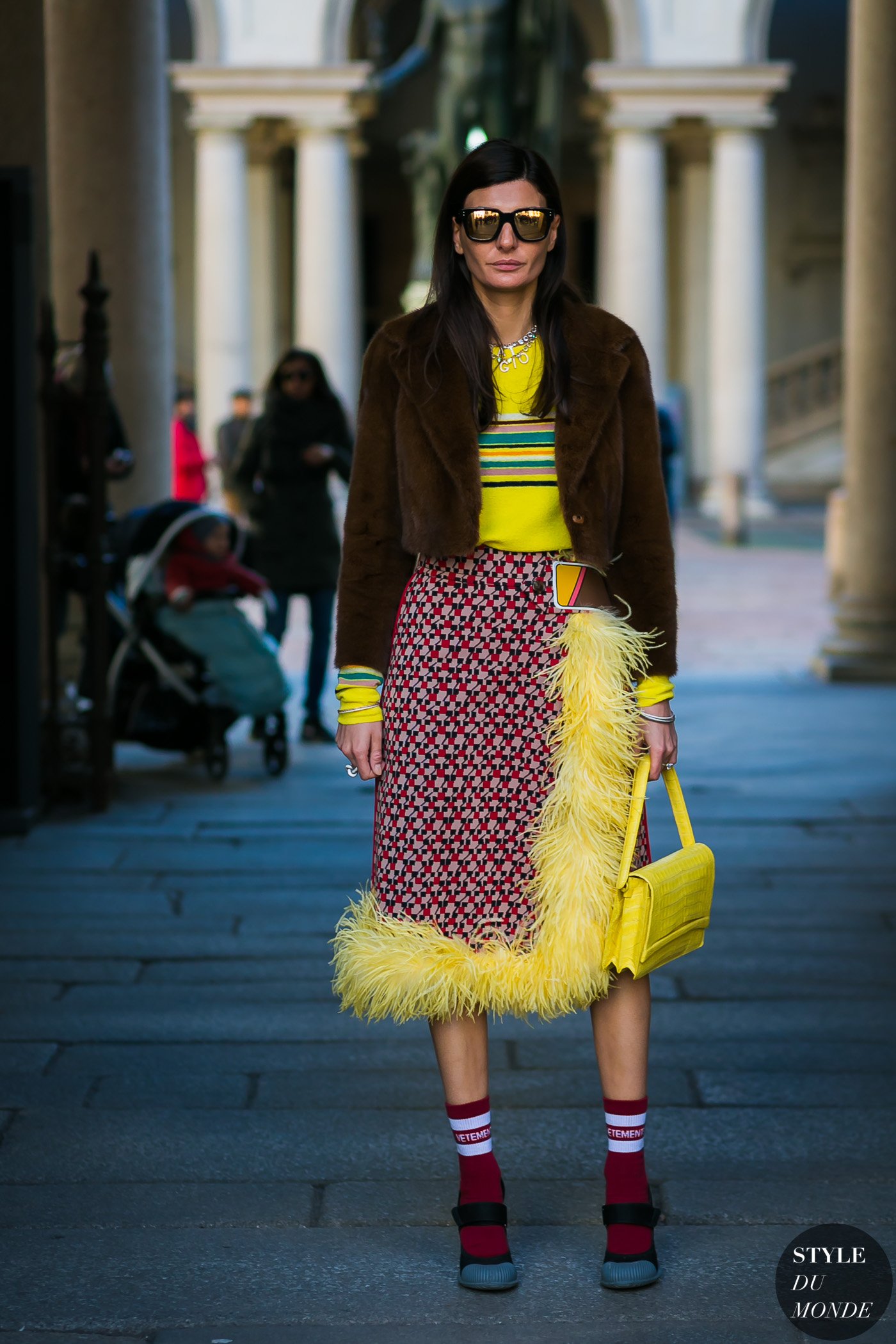 Giovanna Battaglia Engelbert by STYLEDUMONDE Street Style Fashion Photography