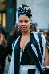 Alicia Keys by STYLEDUMONDE Street Style Fashion Photography