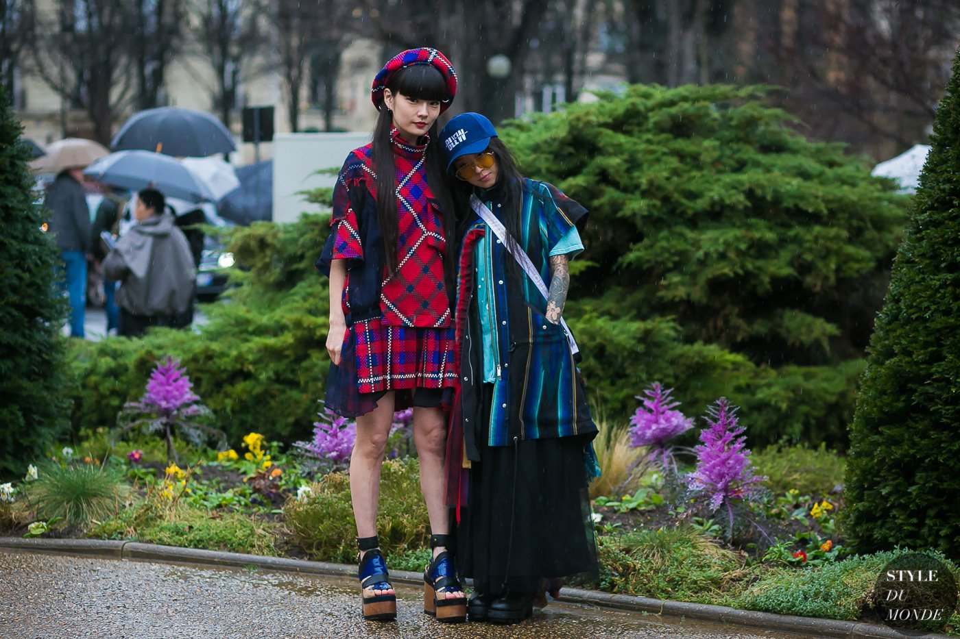 Kozue Akimoto and Christina Paik by STYLEDUMONDE Street Style Fashion Photography