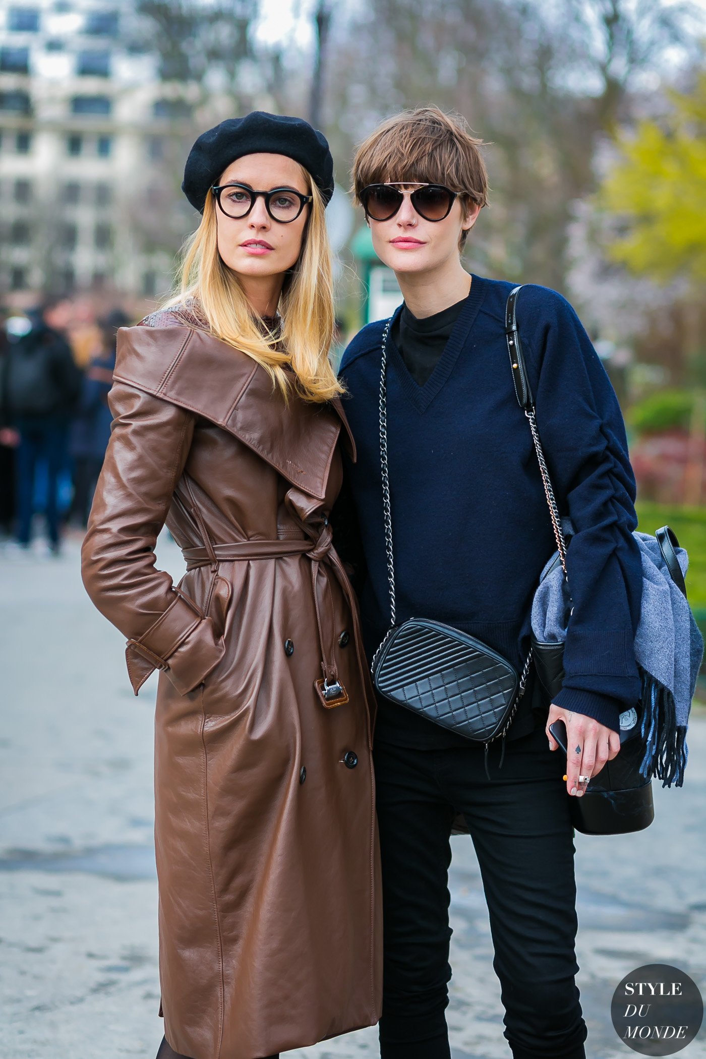 Nadja Bender and Catherine McNeil by STYLEDUMONDE Street Style Fashion Photography