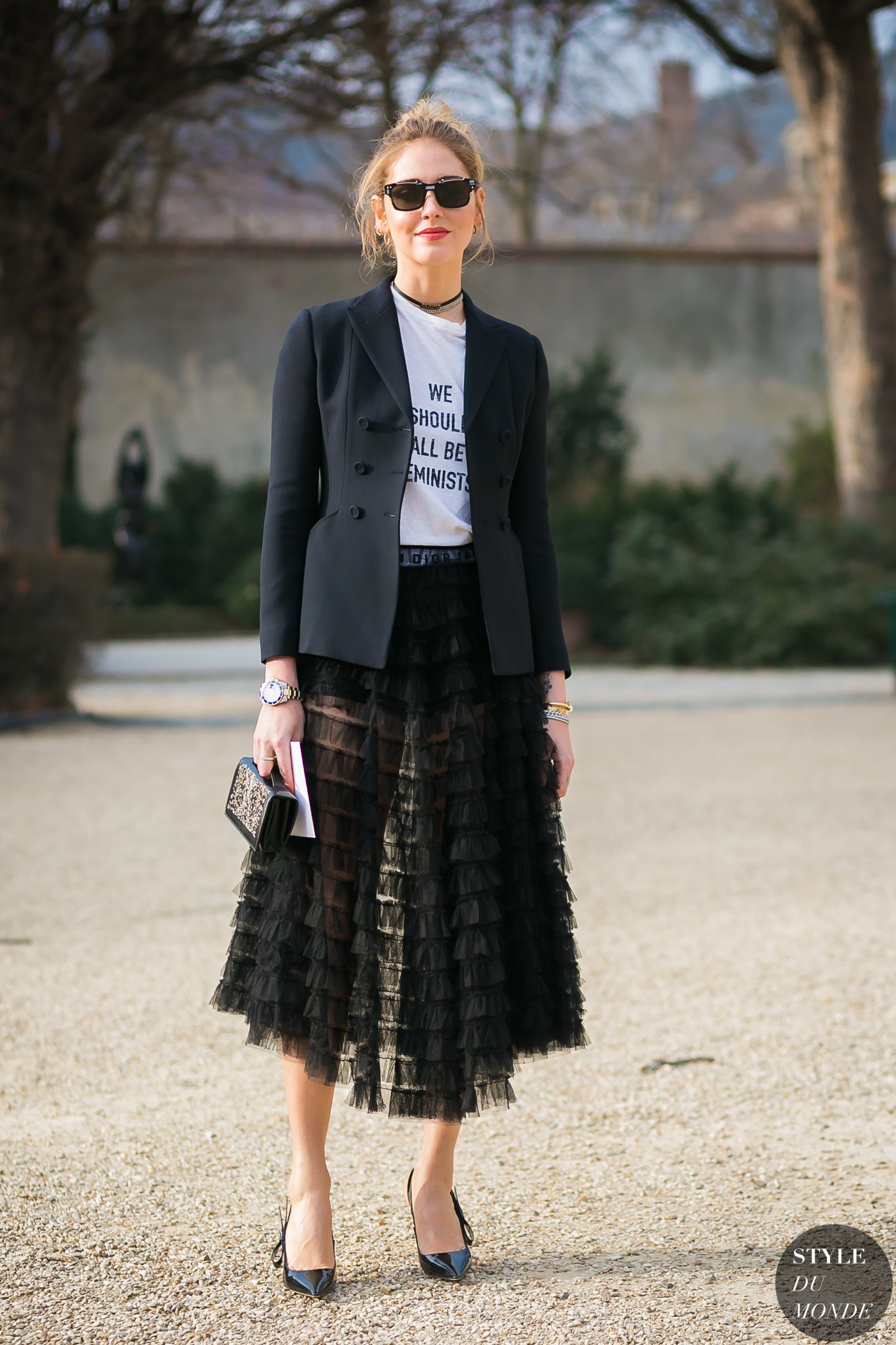 Chiara Ferragni by STYLEDUMONDE Street Style Fashion Photography