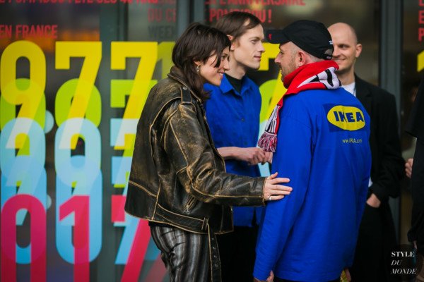 Demna Gvasalia and Maud Escudie before Vetements