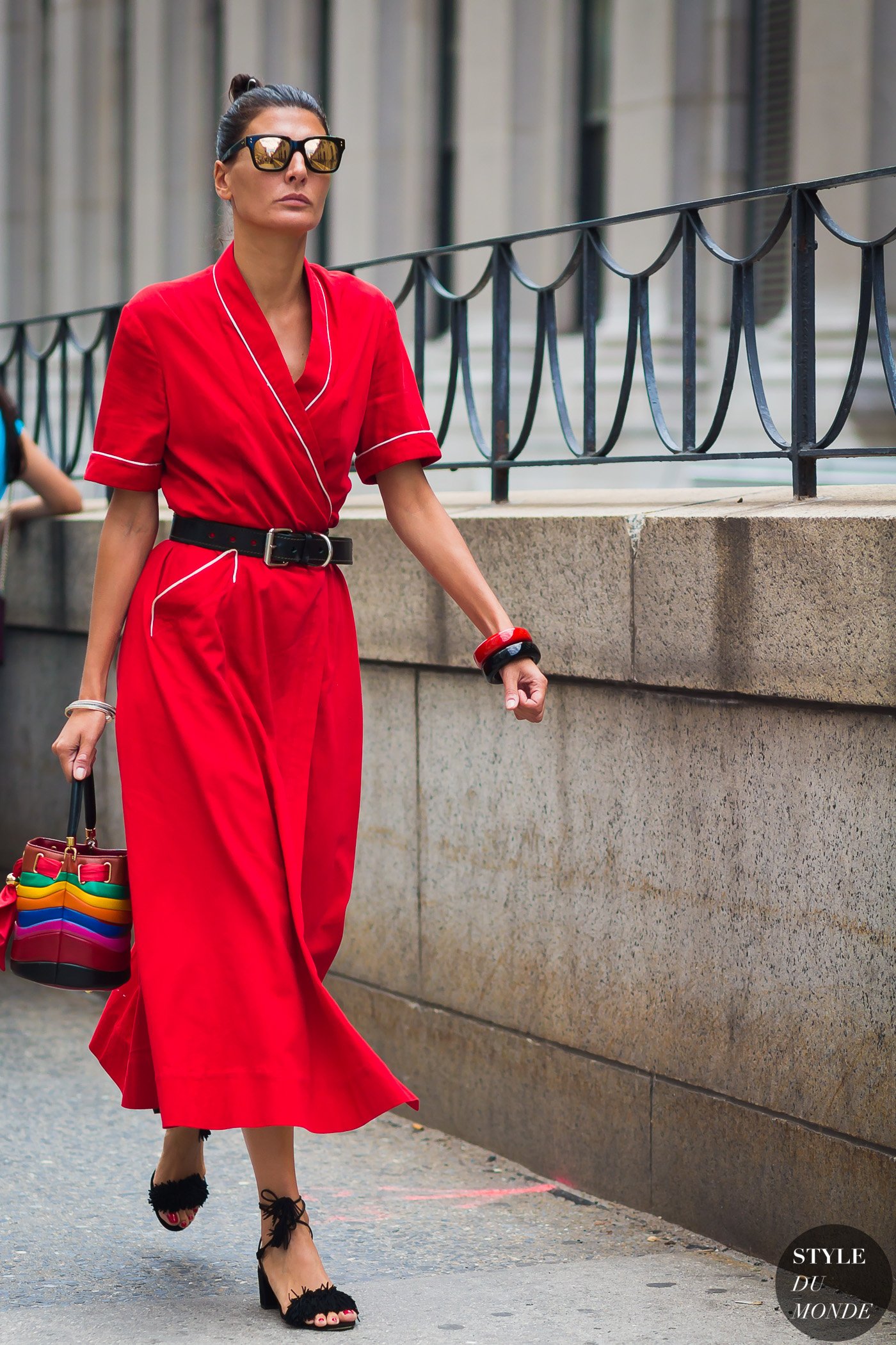 Giovanna Battaglia Englebert by STYLEDUMONDE Street Style Fashion Photography