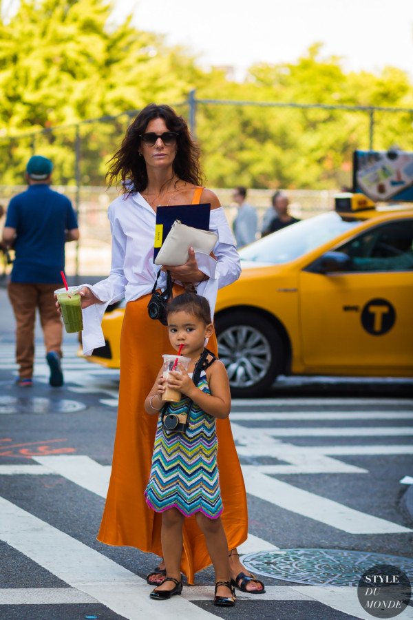 Hedvig Sagfjord Opshaug and her daughter Hedda by STYLEDUMONDE Street Style Fashion Photography