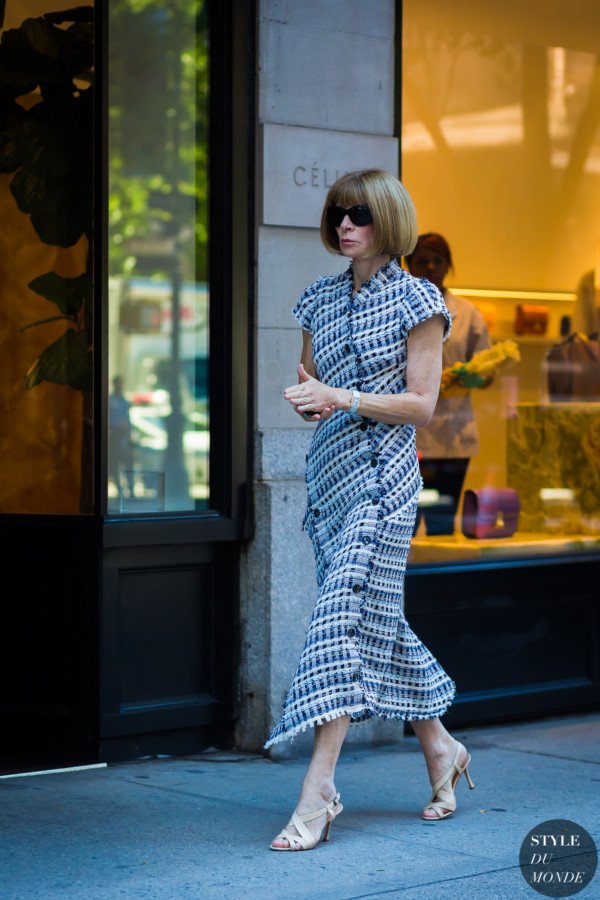 Anna Wintour by STYLEDUMONDE Street Style Fashion Photography