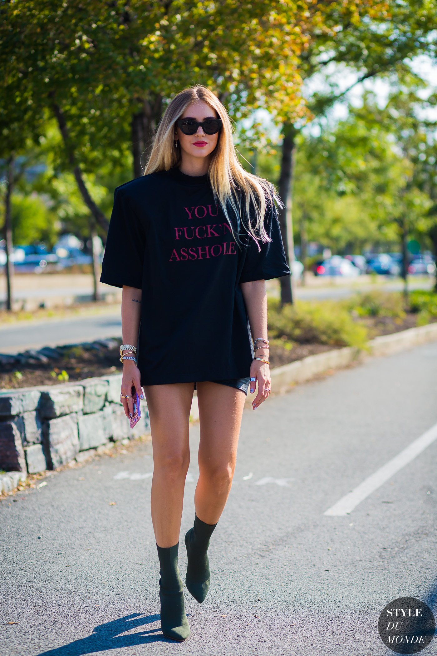 Chiara Ferragni by STYLEDUMONDE Street Style Fashion Photography