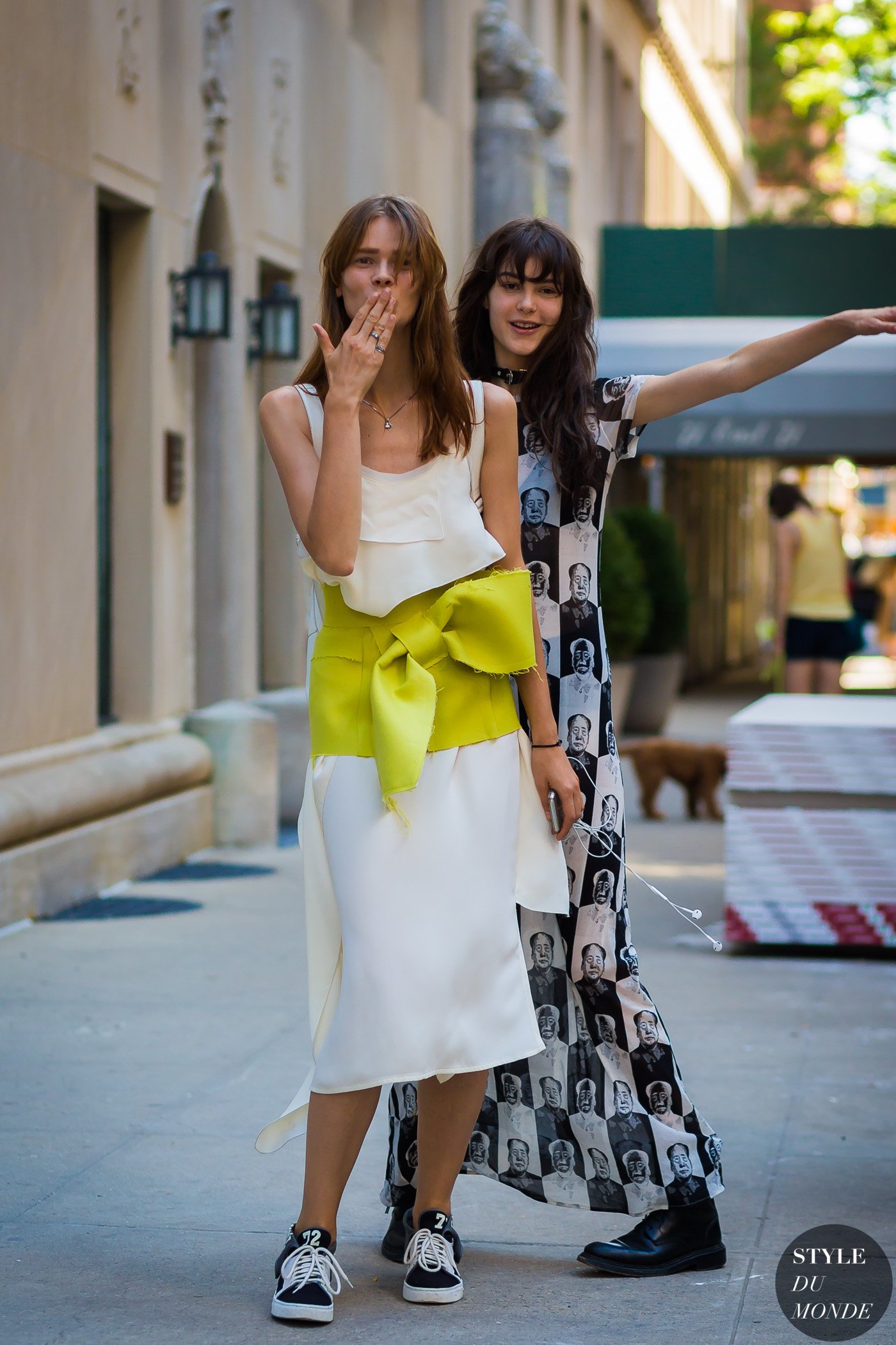 Irina Kravchenko and Irina Shnitman by STYLEDUMONDE Street Style Fashion Photography