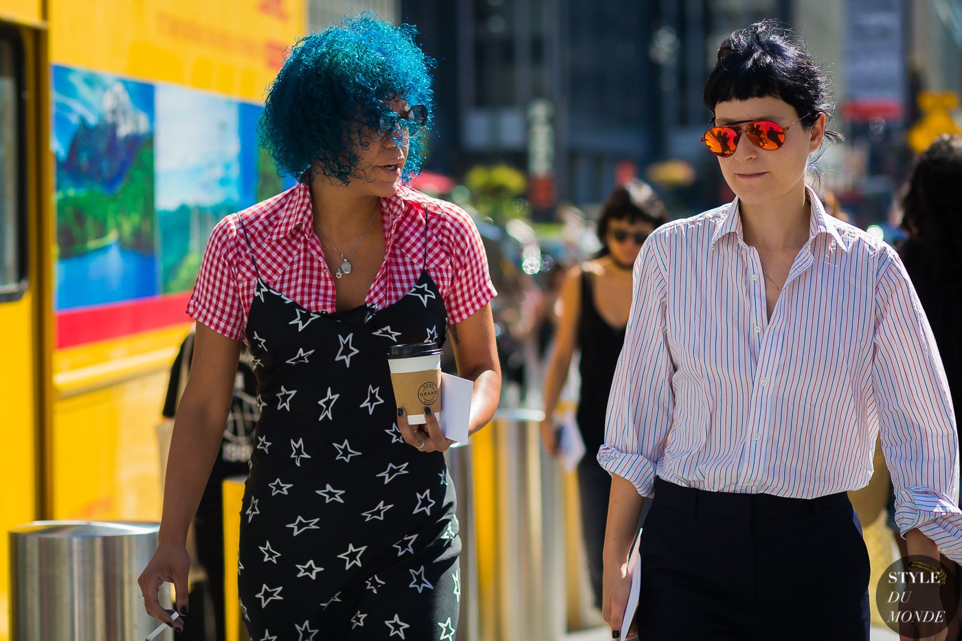 Nell Kalonji and Kay Barron by STYLEDUMONDE Street Style Fashion Photography