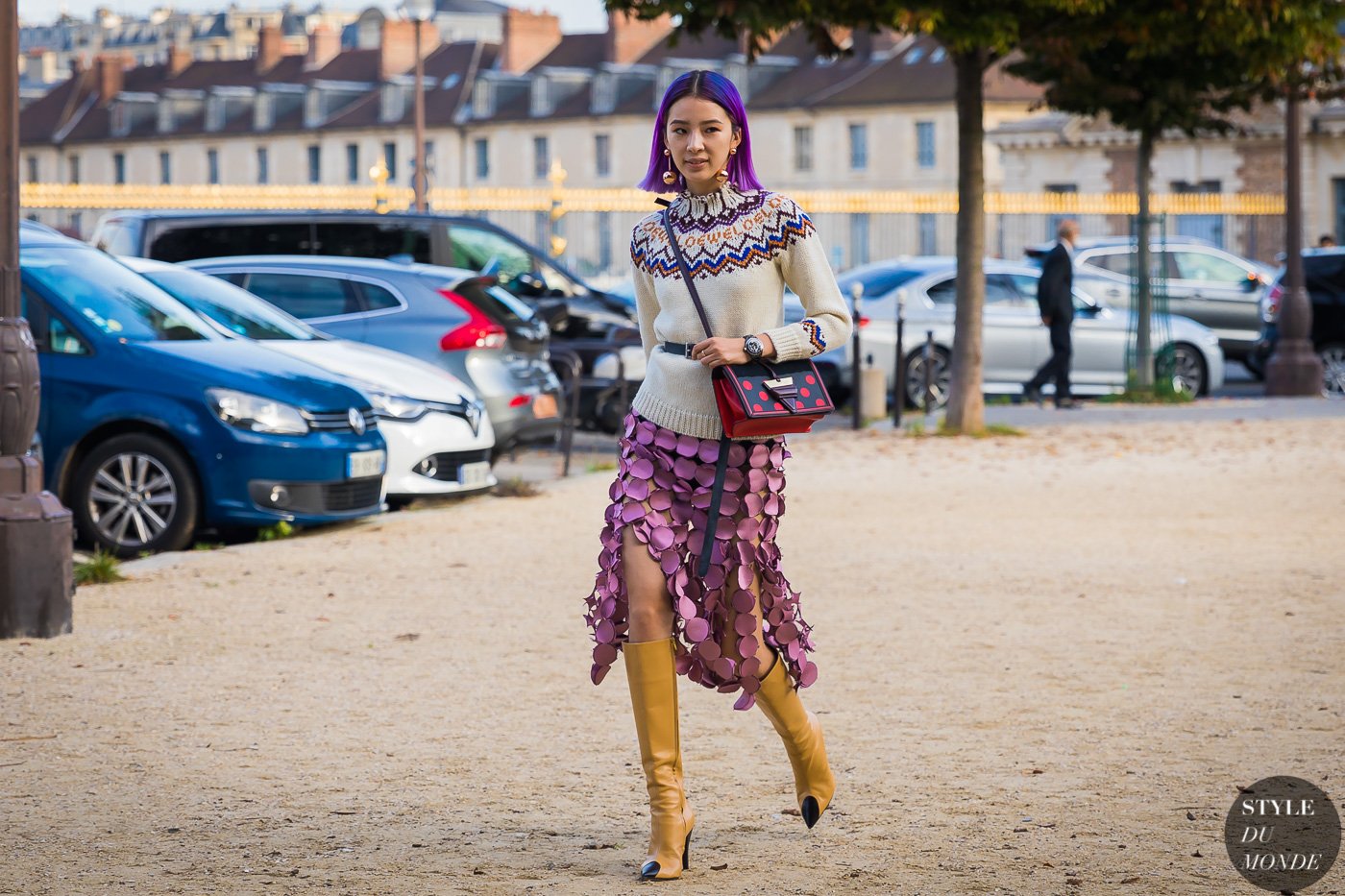 Irene Kim heading to the Loewe SS18 show