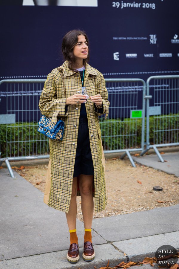 Leandra Medine Cohen after viewing the Sacai collection