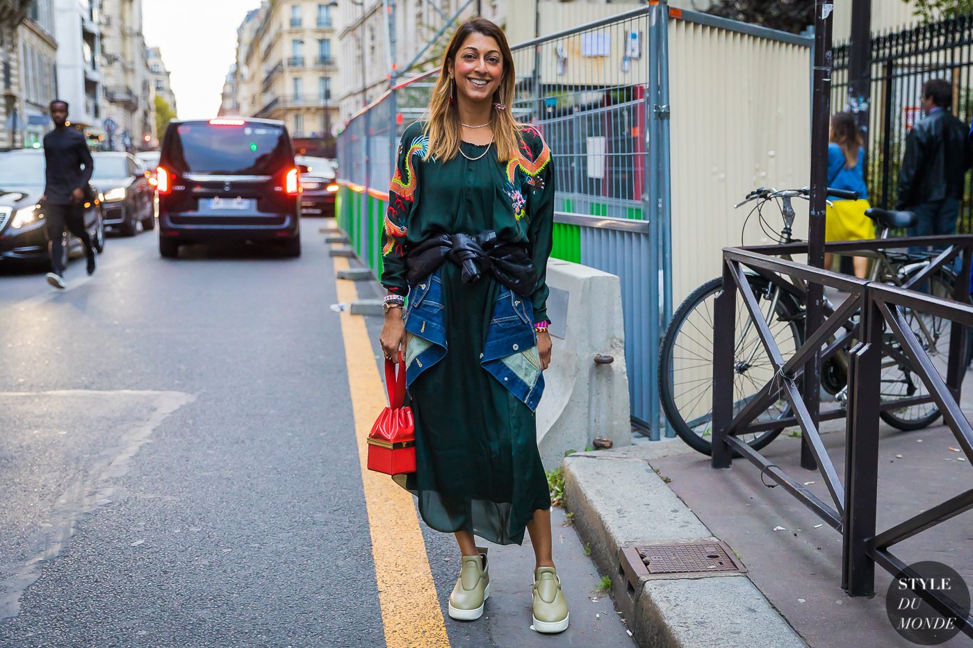 Ramya Giangola after the Altuzarra SS18 show