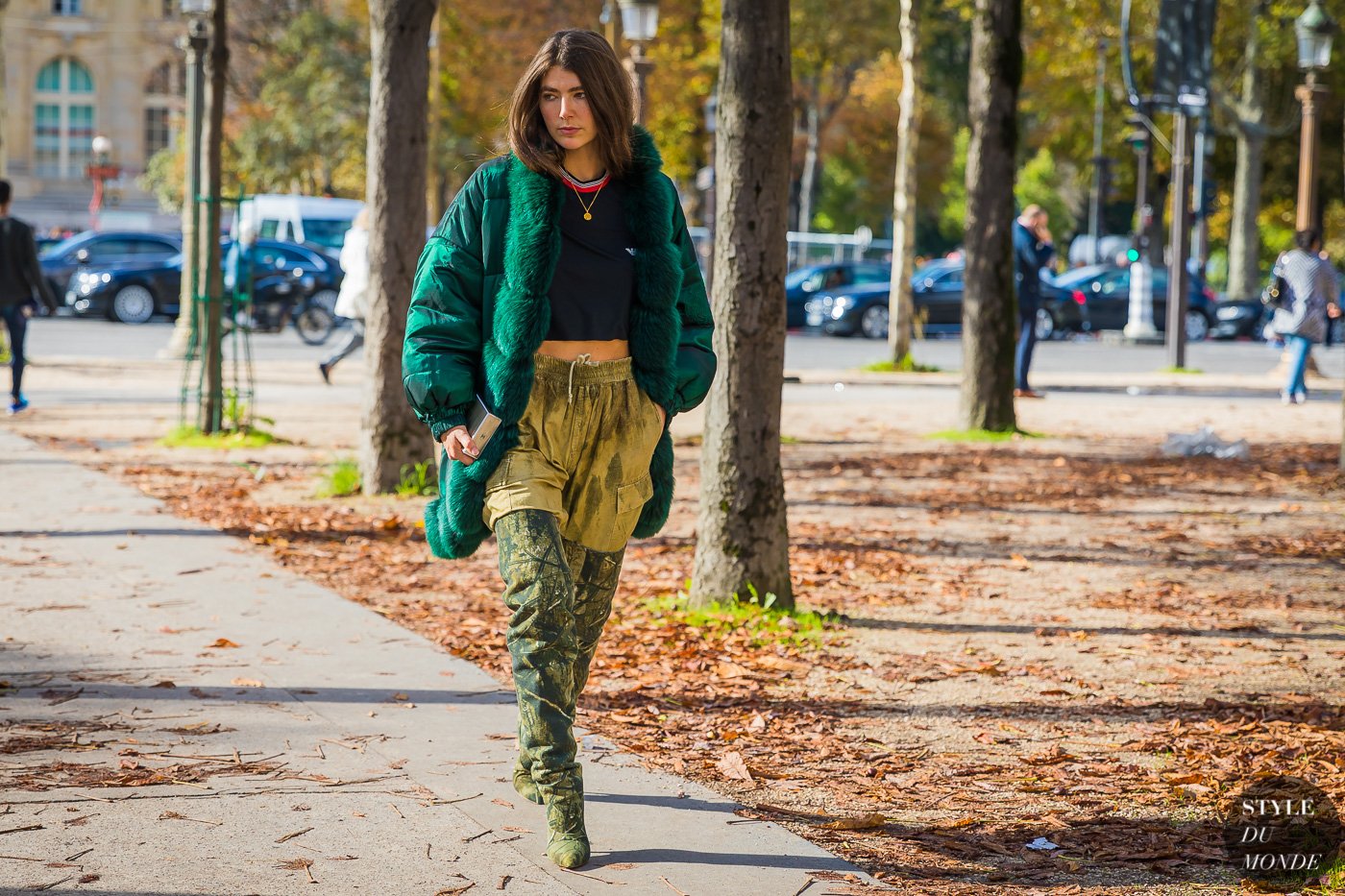 Ursina Gysi between the fashion shows