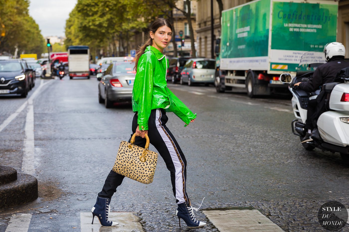 Ursina Gysi after the Chloe SS18 show