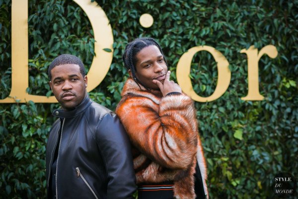 ASAP Rocky and ASAP Ferg at Christian Dior