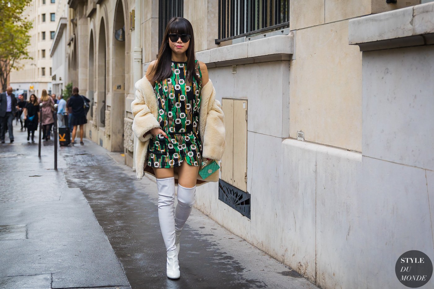 Leaf Greener heading to the Chloe SS18 show