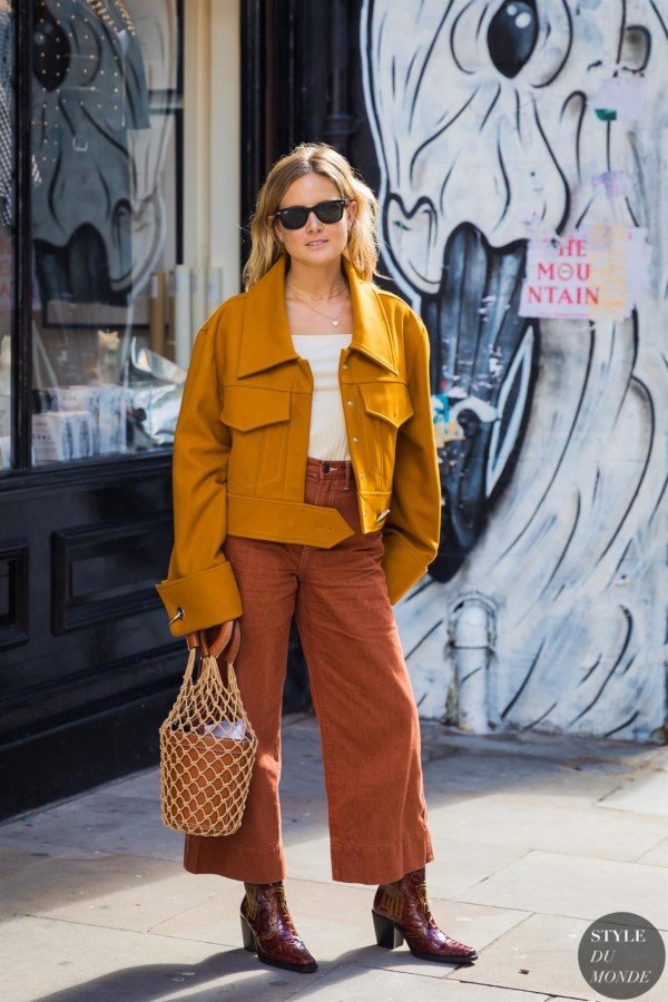 bucket bag street style