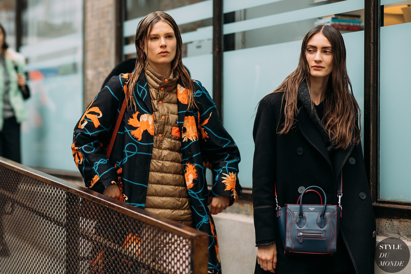 Caroline Brasch Nielsen and Marine Deleeuw by STYLEDUMONDE Street Style Fashion Photography NY FW18 20180212_48A8571