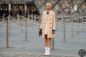 Actress Michelle Williams before Louis Vuitton FW18