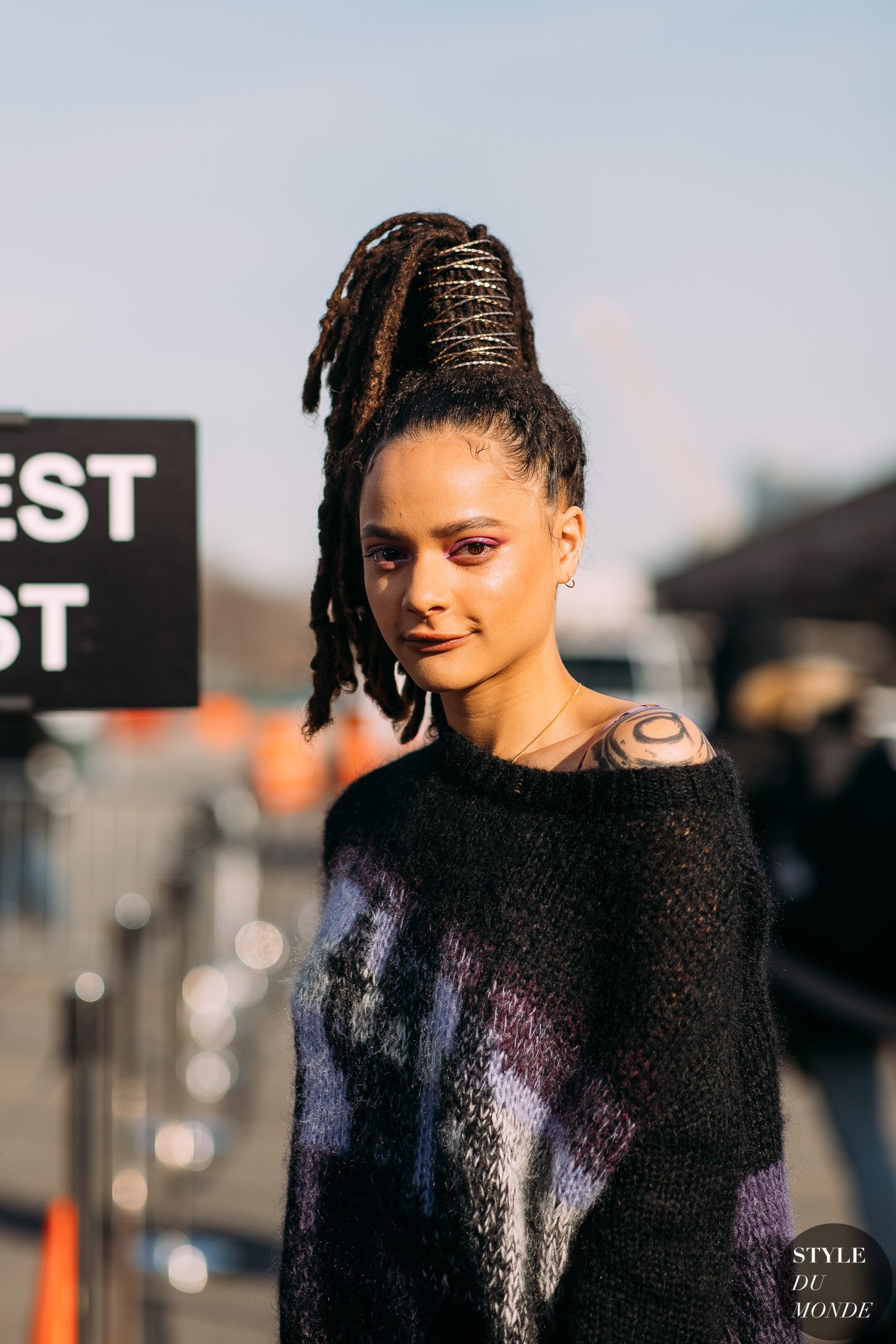 Sasha Lane by STYLEDUMONDE Street Style Fashion Photography NY FW18 20180213_48A3074