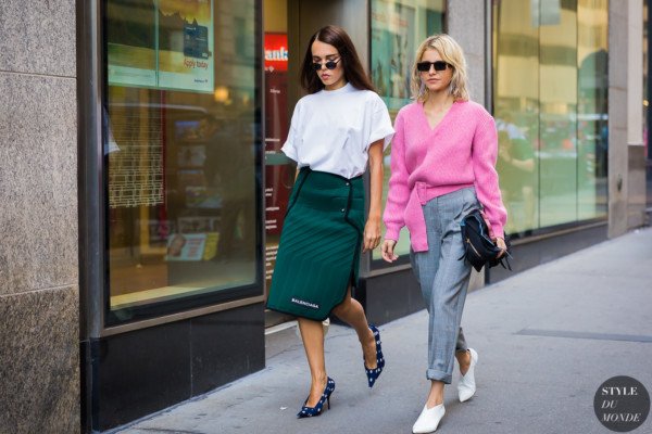 Evangelie Smyrniotaki and Caroline Daur by STYLEDUMONDE Street Style Fashion Photography_48A4498