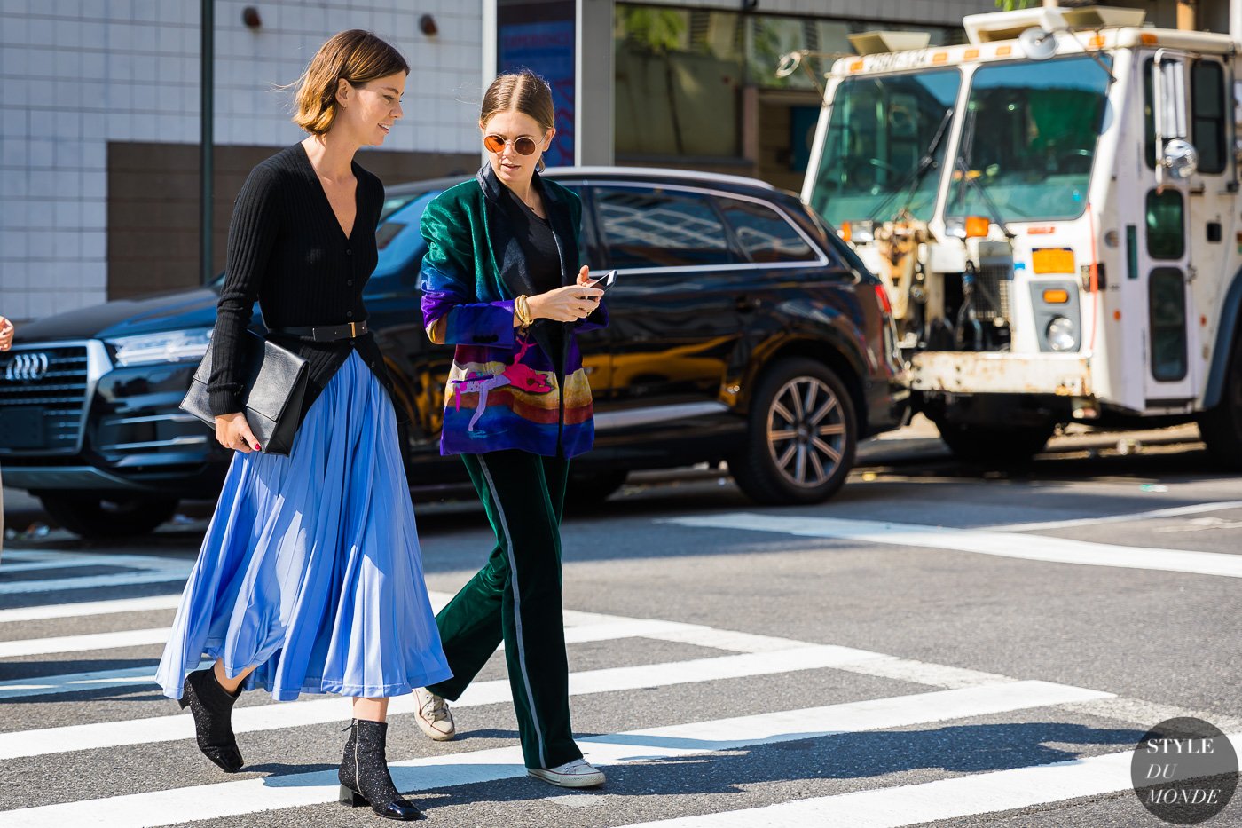 Image for New York SS 2018 Street Style: Annina Mislin and Megan Bowman Gray